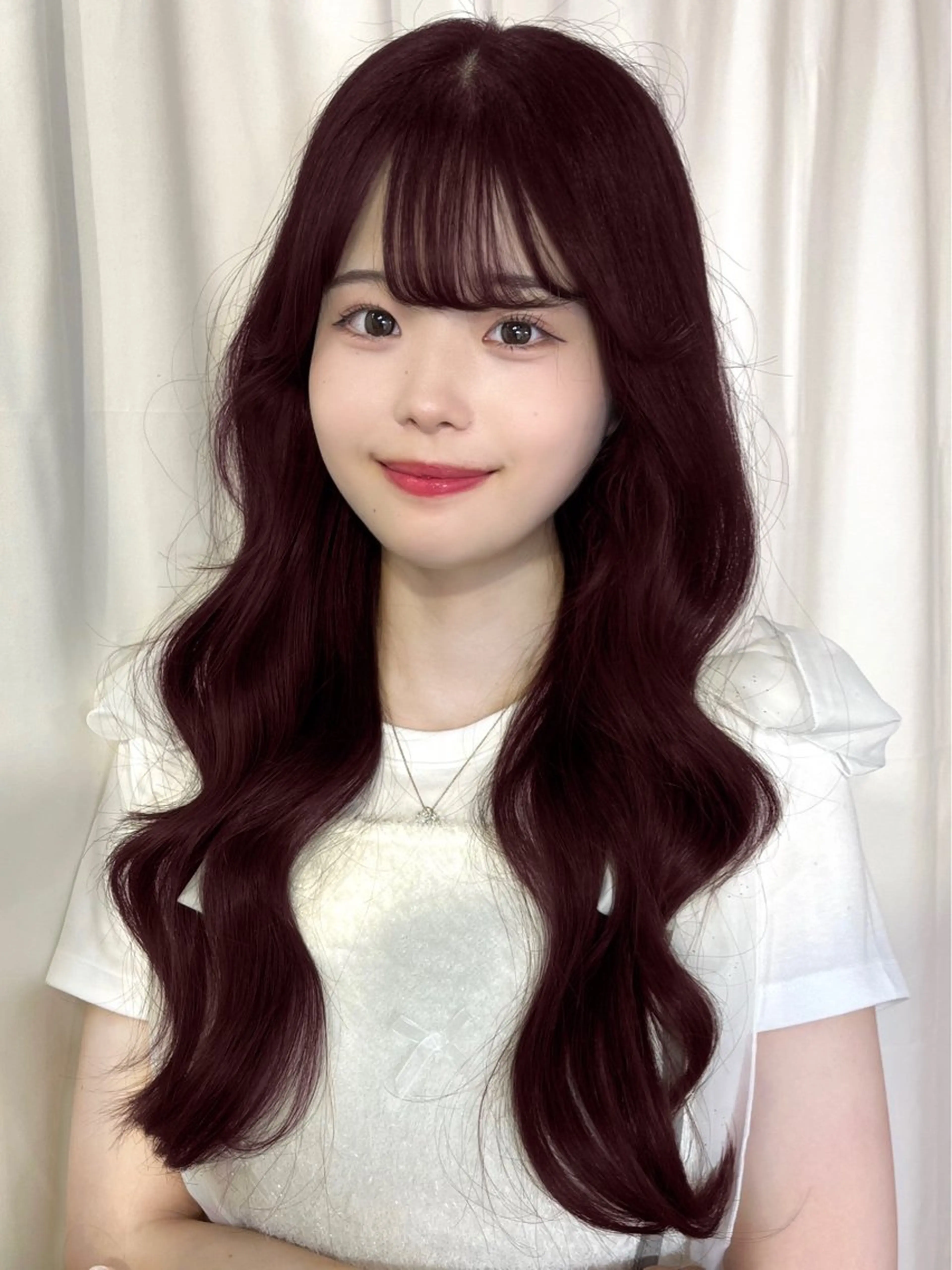 ロング 韓国カシスピンク🩰 mai🐰ྀི🤍のヘアスタイル