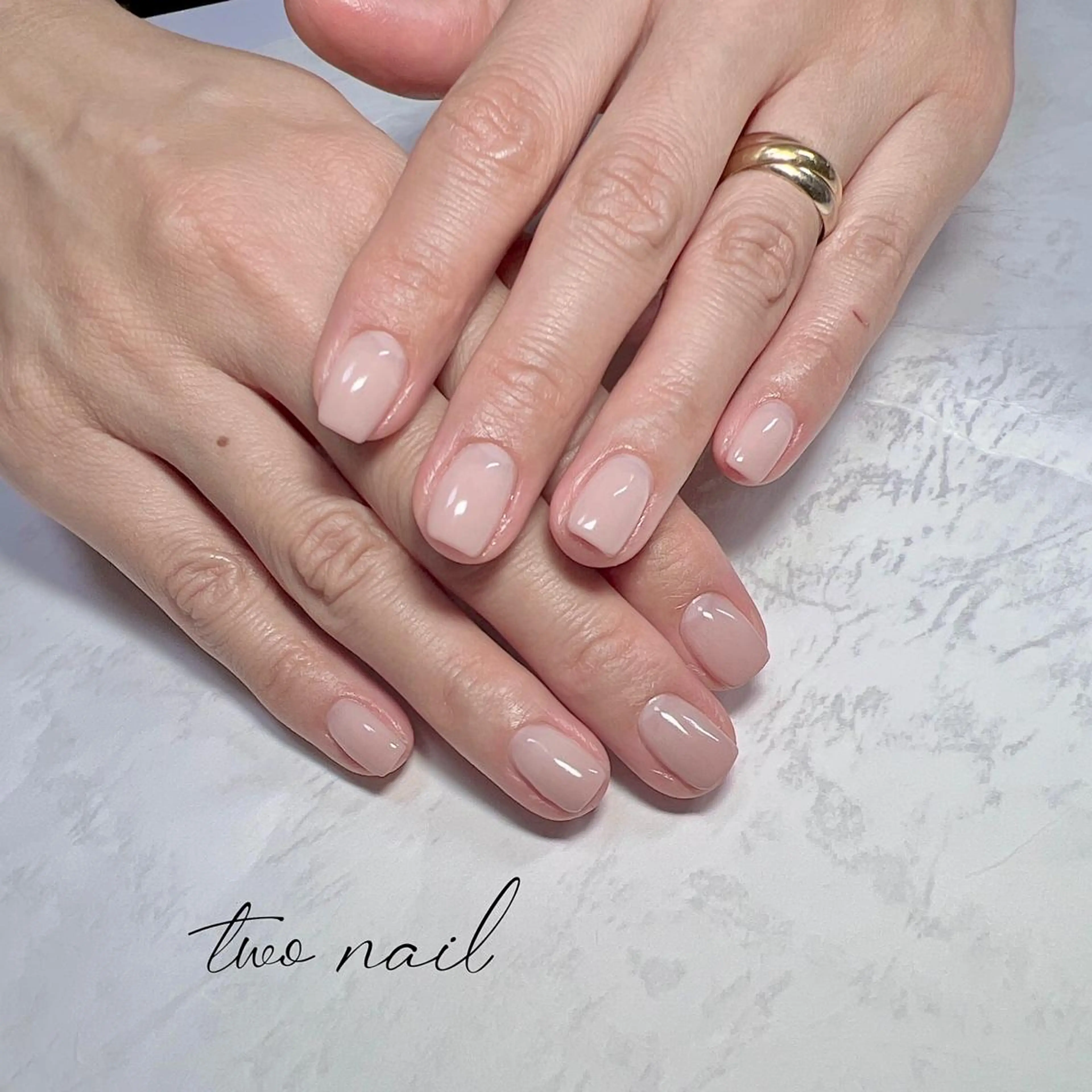 ネイル アートネイル フットネイル ハート ニュアンスネイル ホワイト ハンドネイル two nailのネイルデザイン