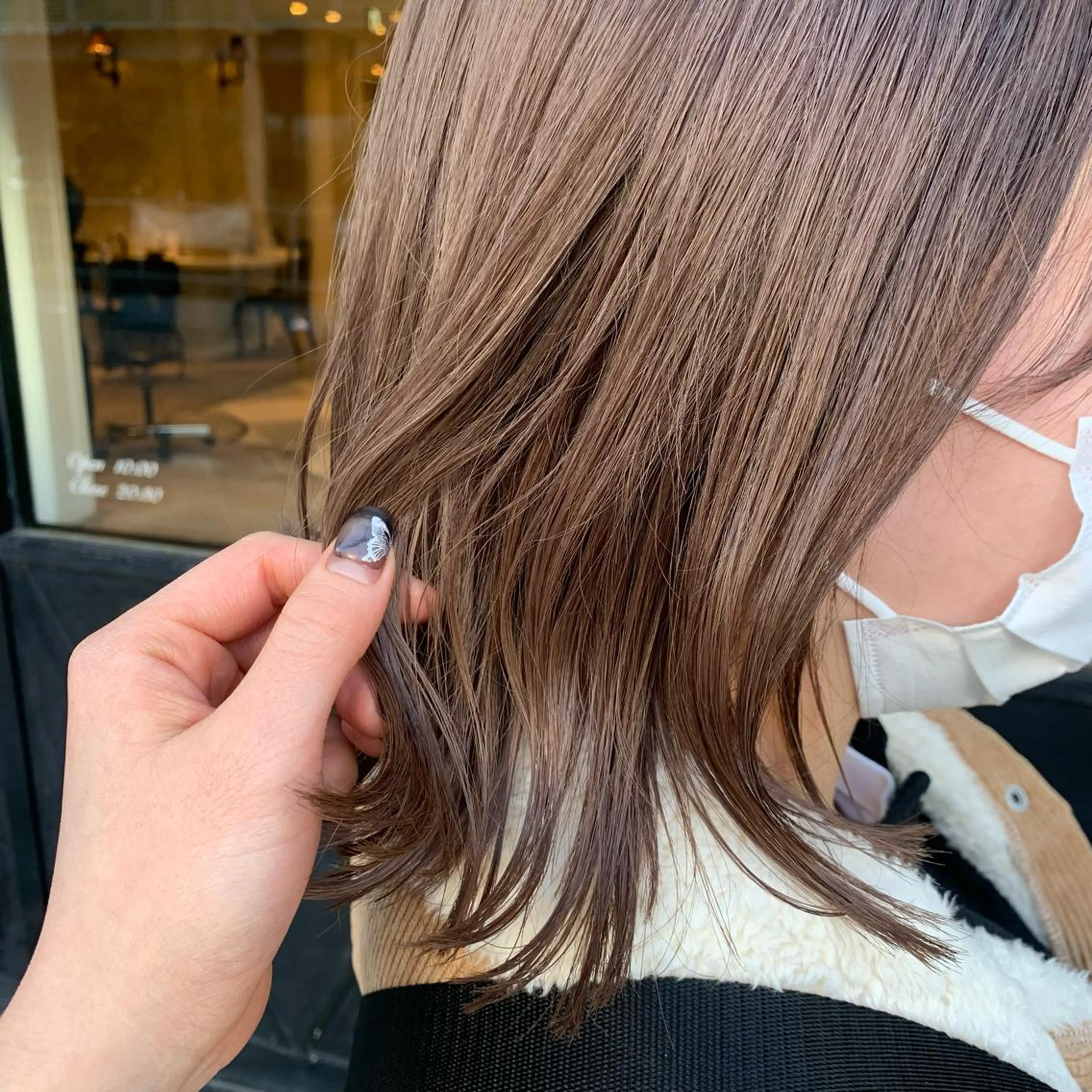 ミディアム カラー ベージュカラー ブリーチ 透明感カラー BAROQUE gotou 🌙のヘアスタイル