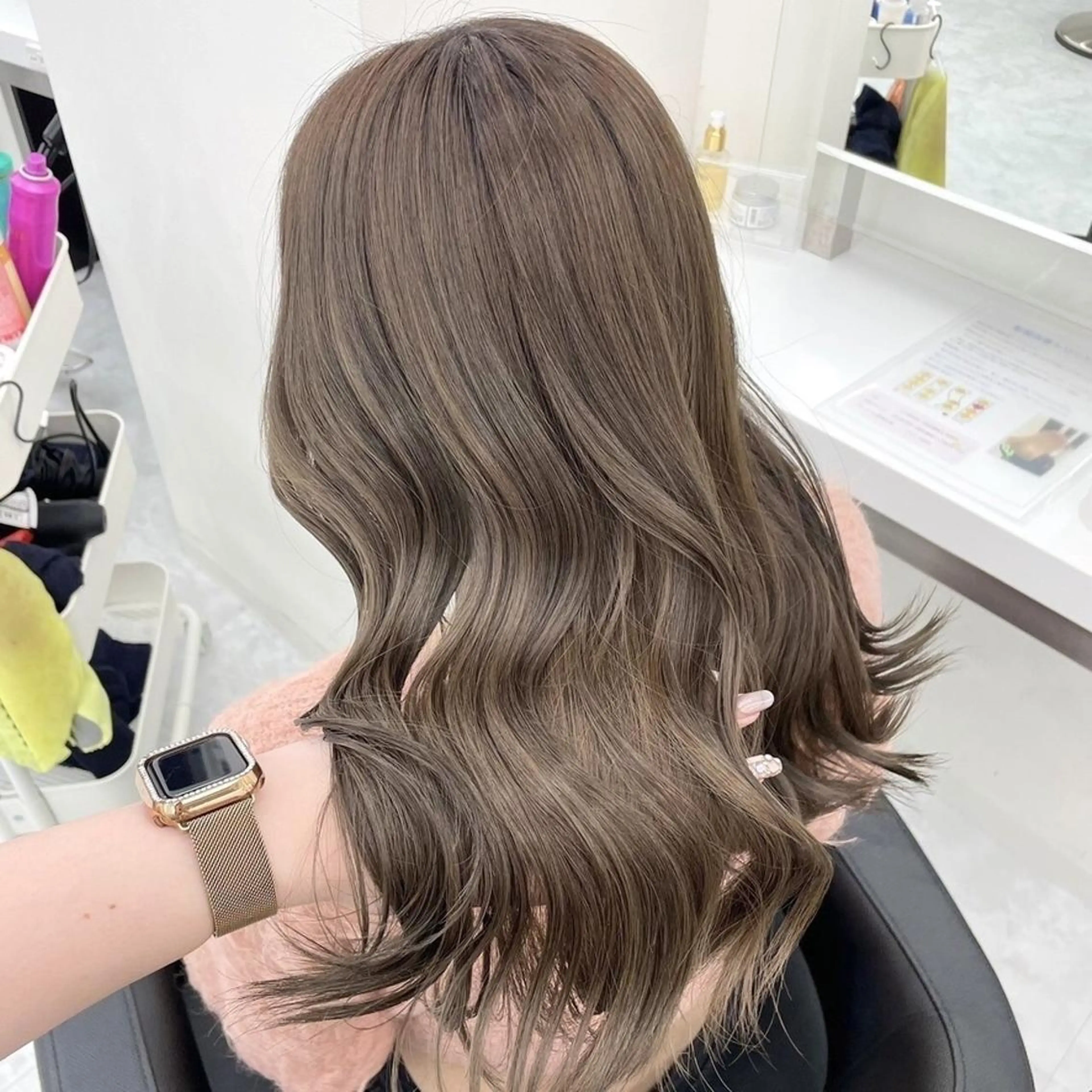 カラー 暗め🩶寒色🩶 お洒落に✨/円香のヘアスタイル