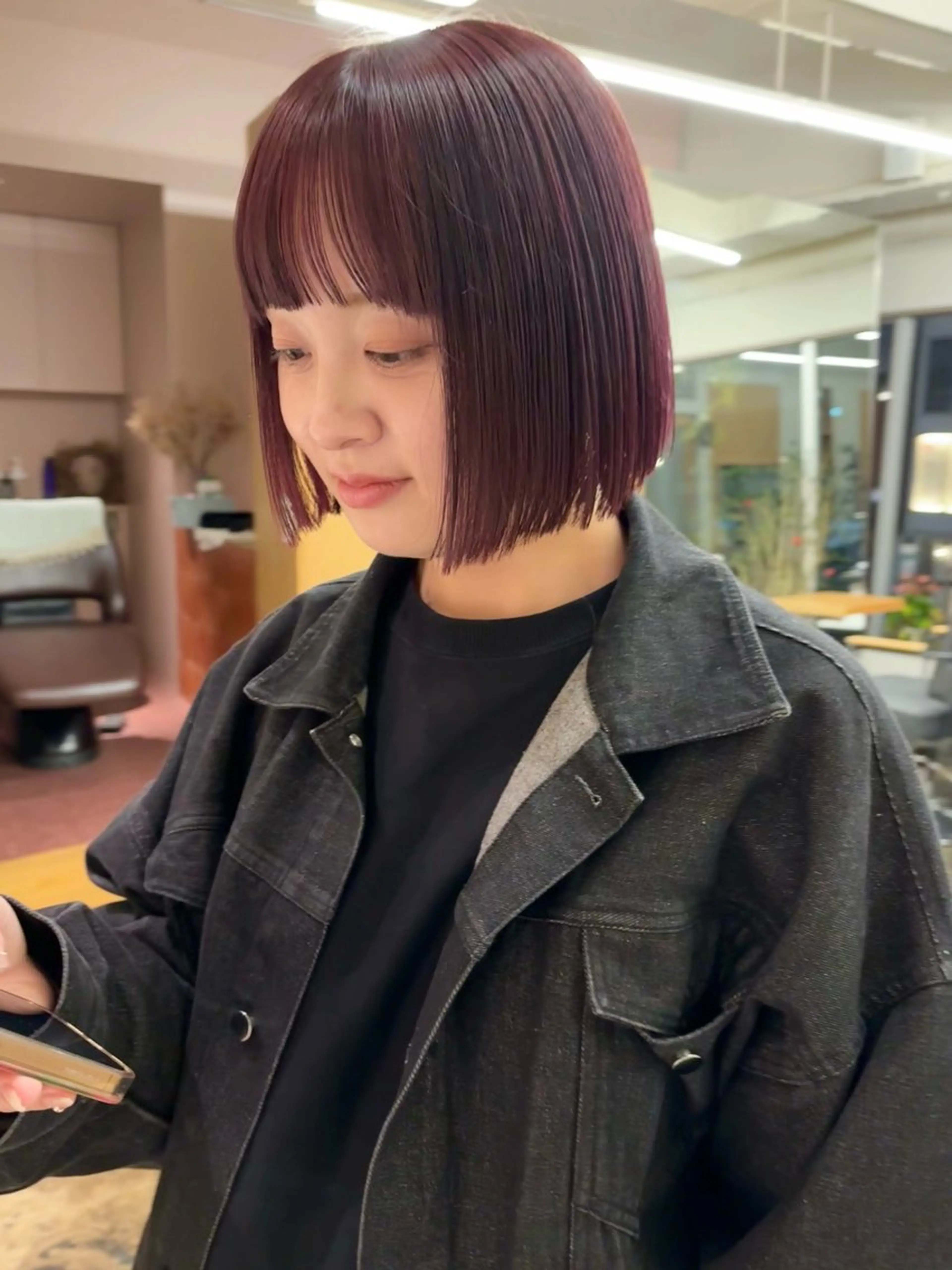 ショート カラー ブリーチ カット ヘアカラー 武田美空🐇 ボブ/暖色カラー🌷のヘアスタイル