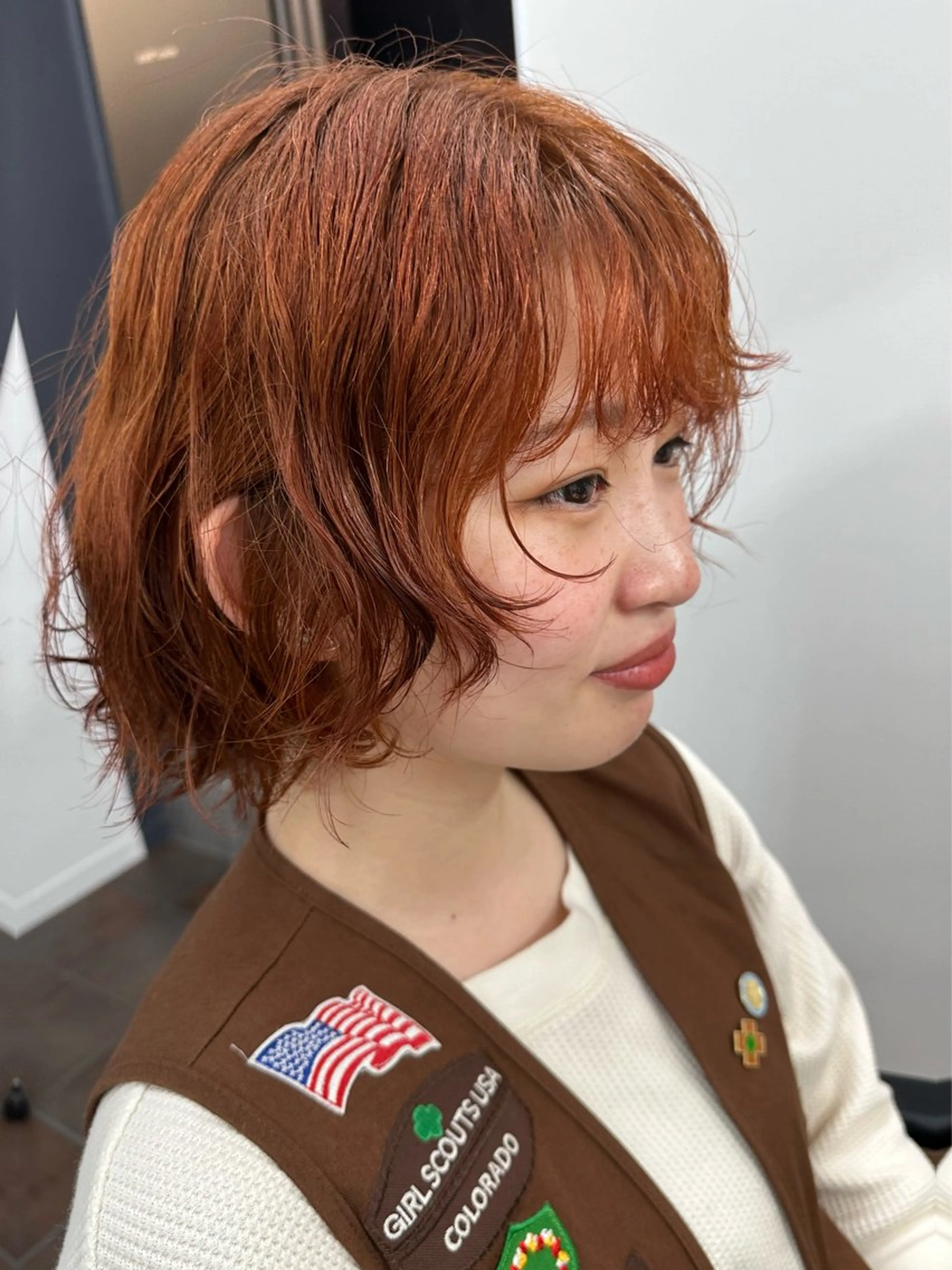 ショート パーマ レイヤーパーマ/ ショートパーマ/横浜のヘアスタイル