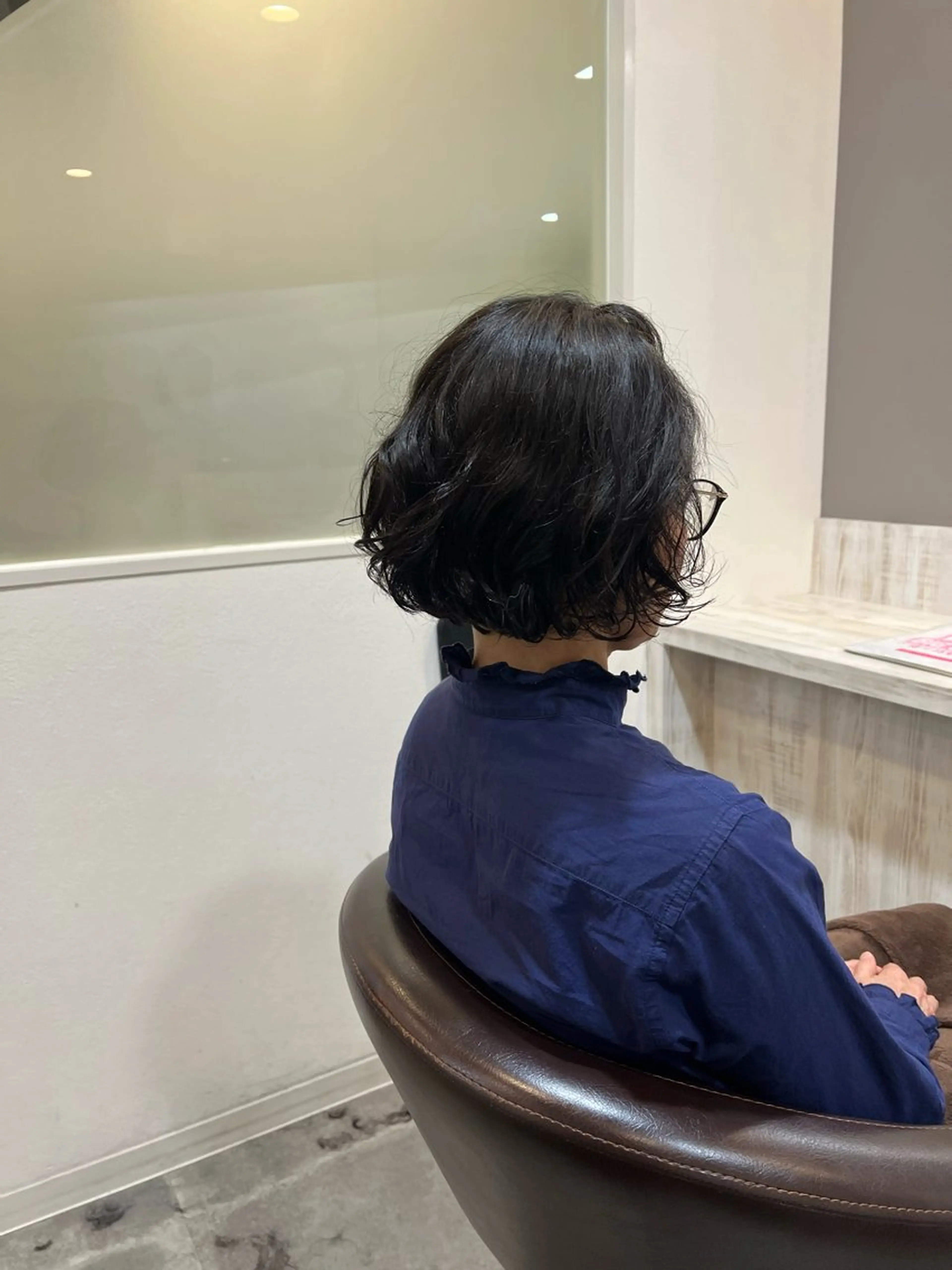 ショート パーマ まとまるツヤ髪カット ┆たんげ なるみのヘアスタイル