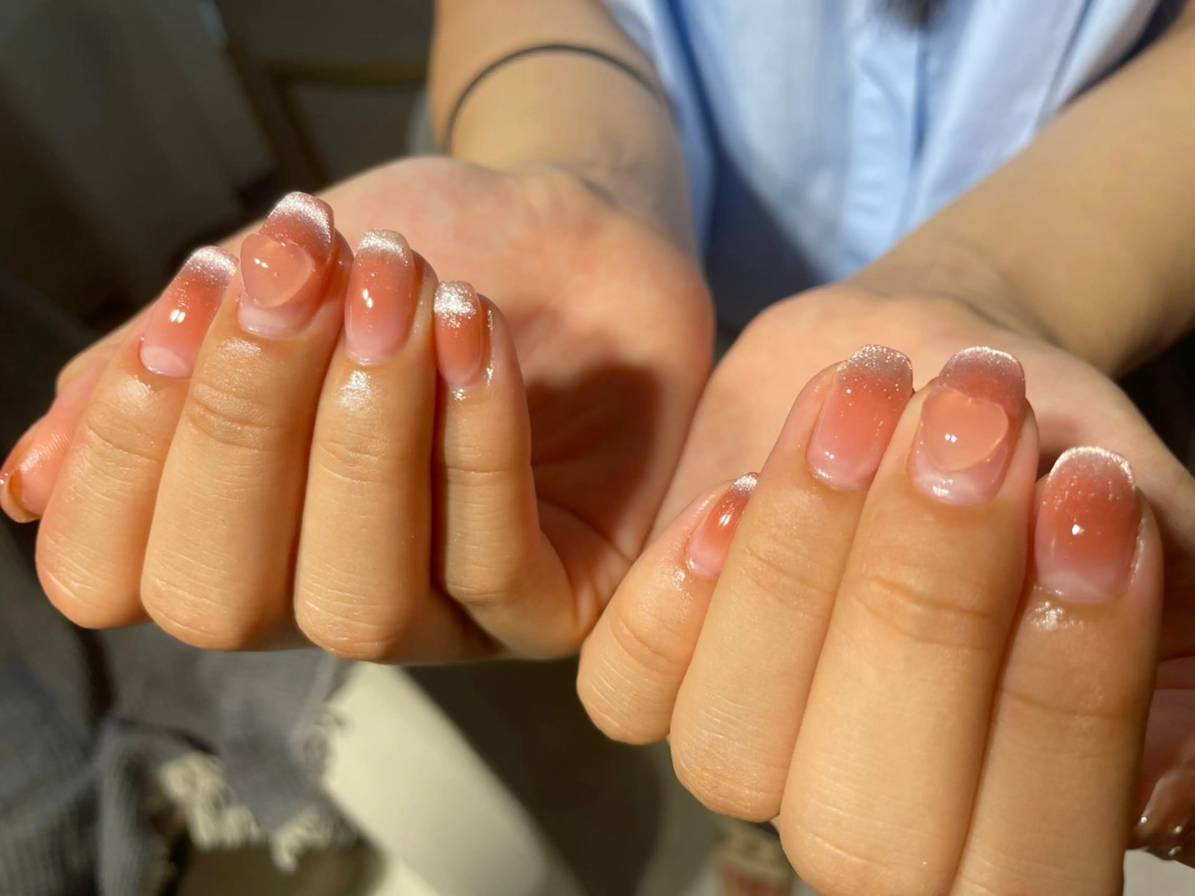 ネイル オーロラネイル クリアネイル 長さ出し フットネイル フレンチネイル ハンドネイル Moana Nail 長さだし専門店のネイルデザイン
