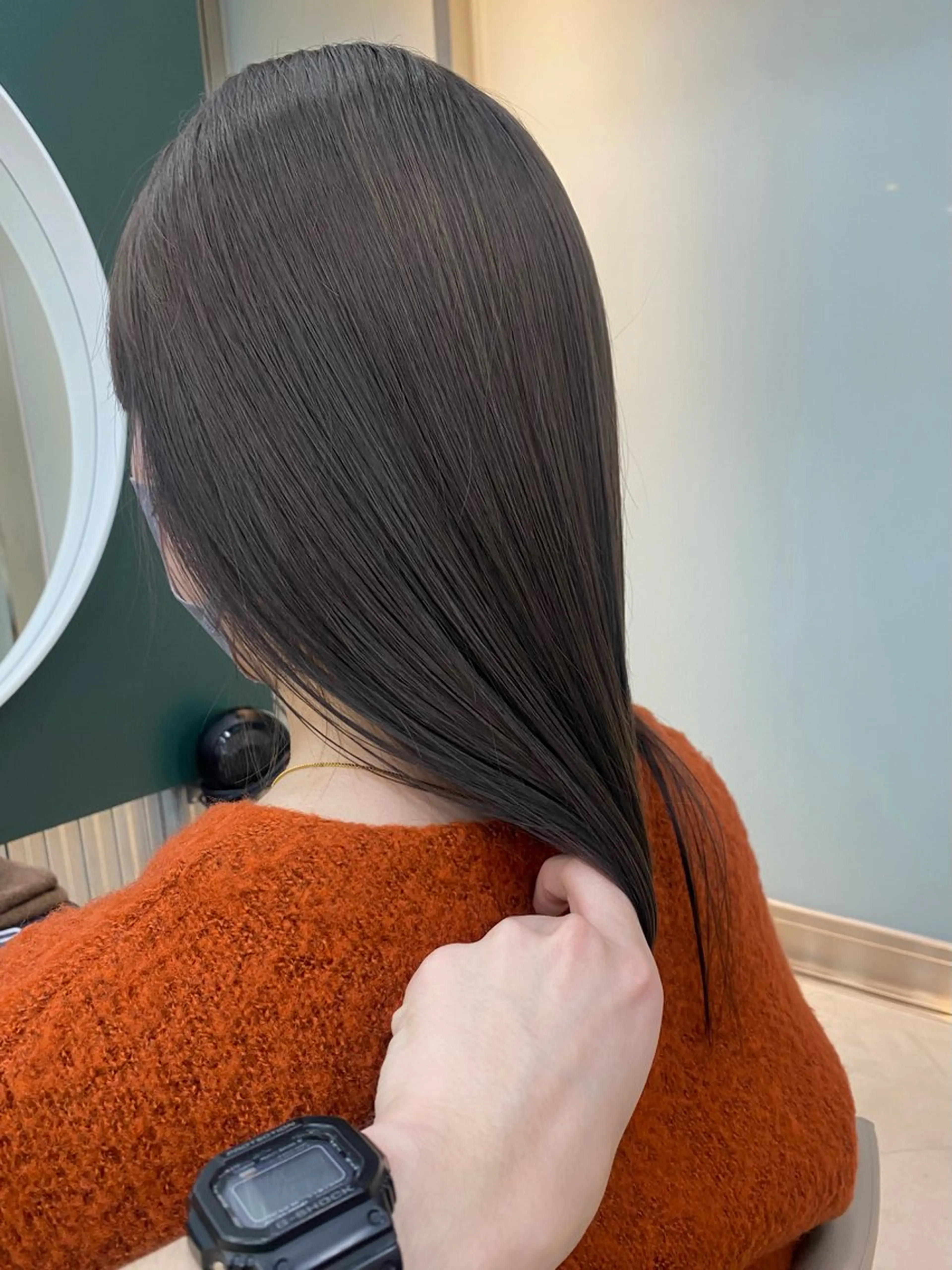 セミロング カラー カット ヘアカラー トリートメント 村田 りょうやのヘアスタイル
