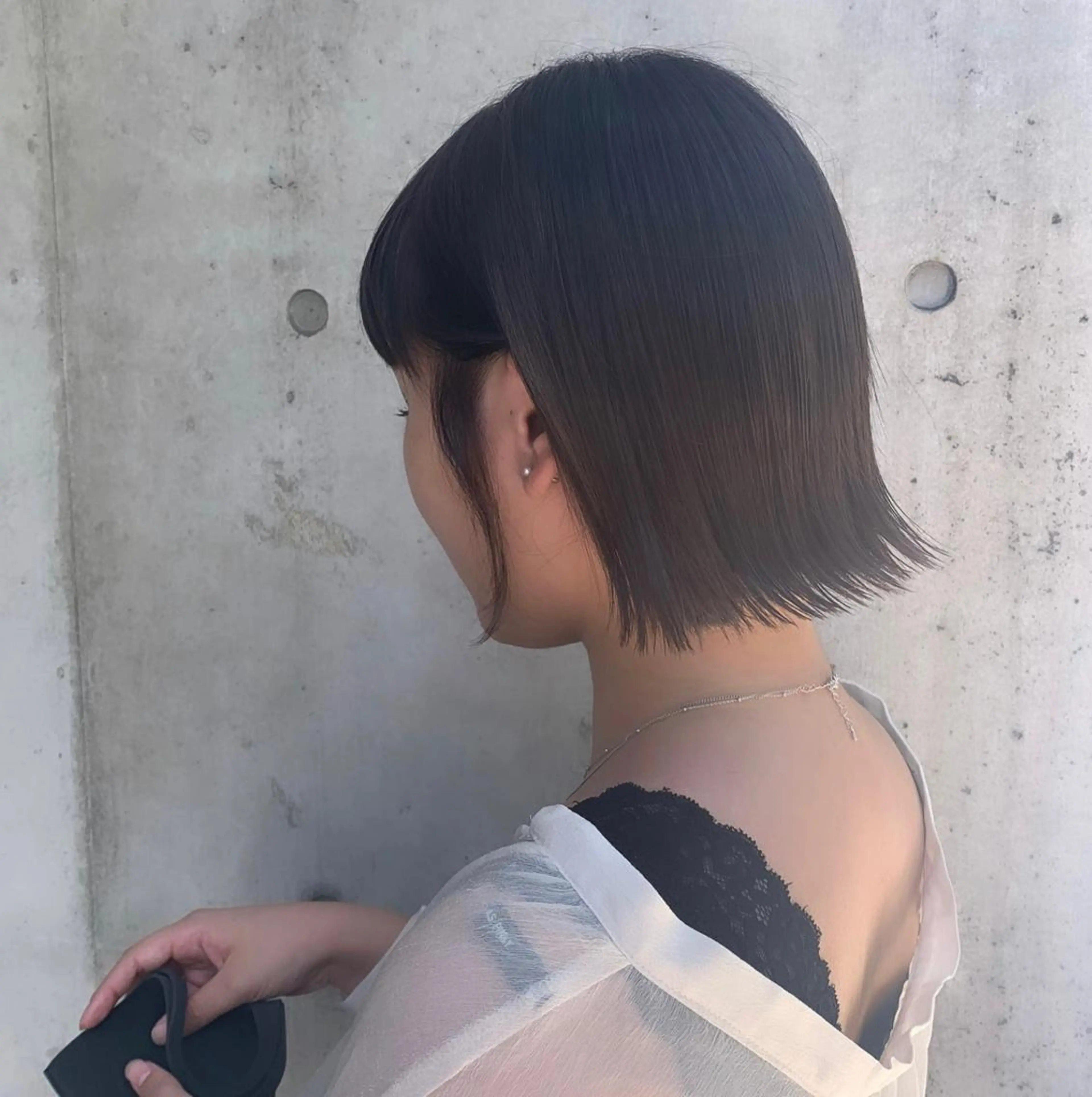 ショート カラー 濱本 新奈 / 髪質改善パーマのヘアスタイル