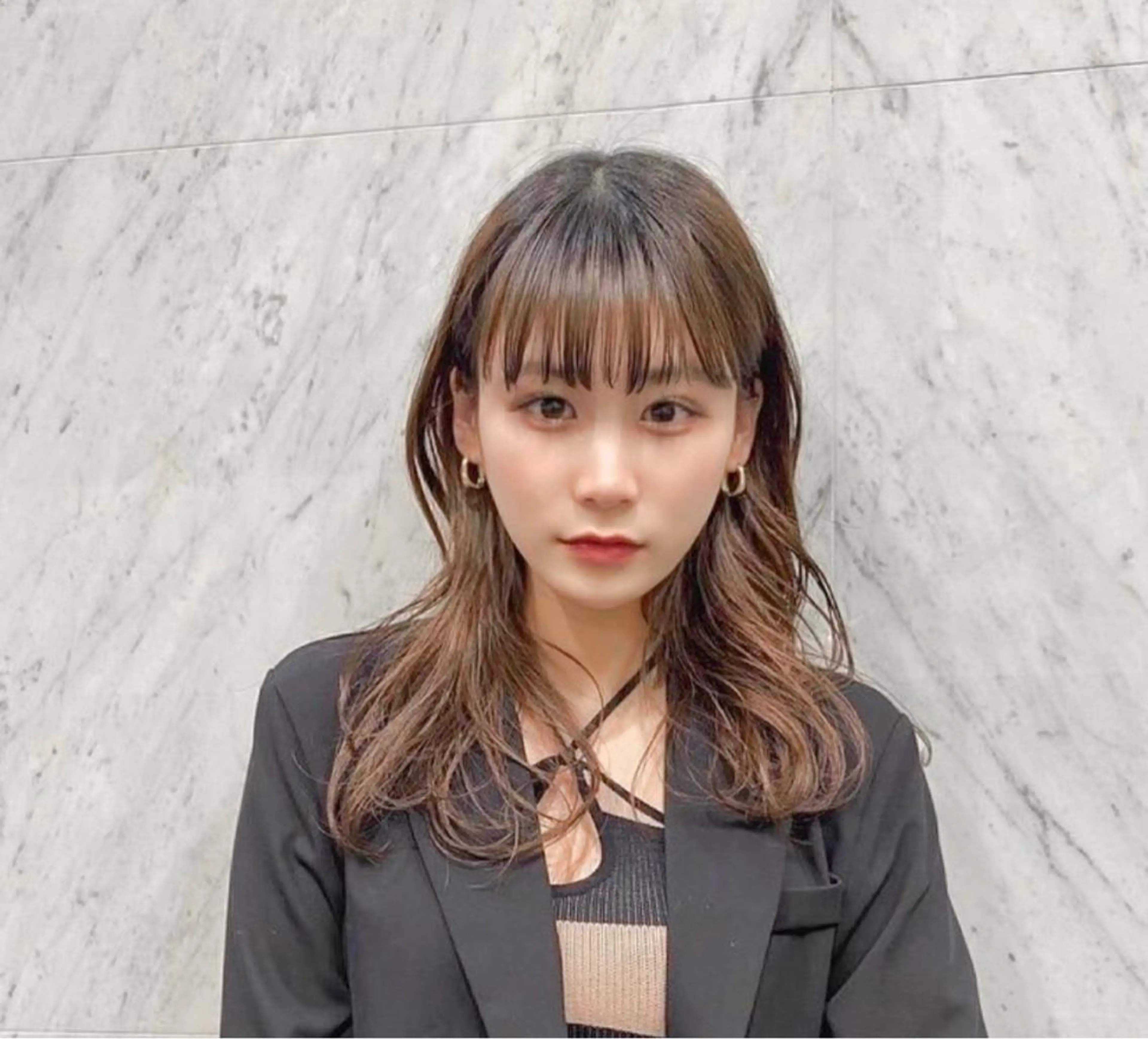 ロング カラー 韓国風ヘア レイヤーカット ロング 🌹古川暁 髪質改善縮毛矯正🌹のヘアスタイル