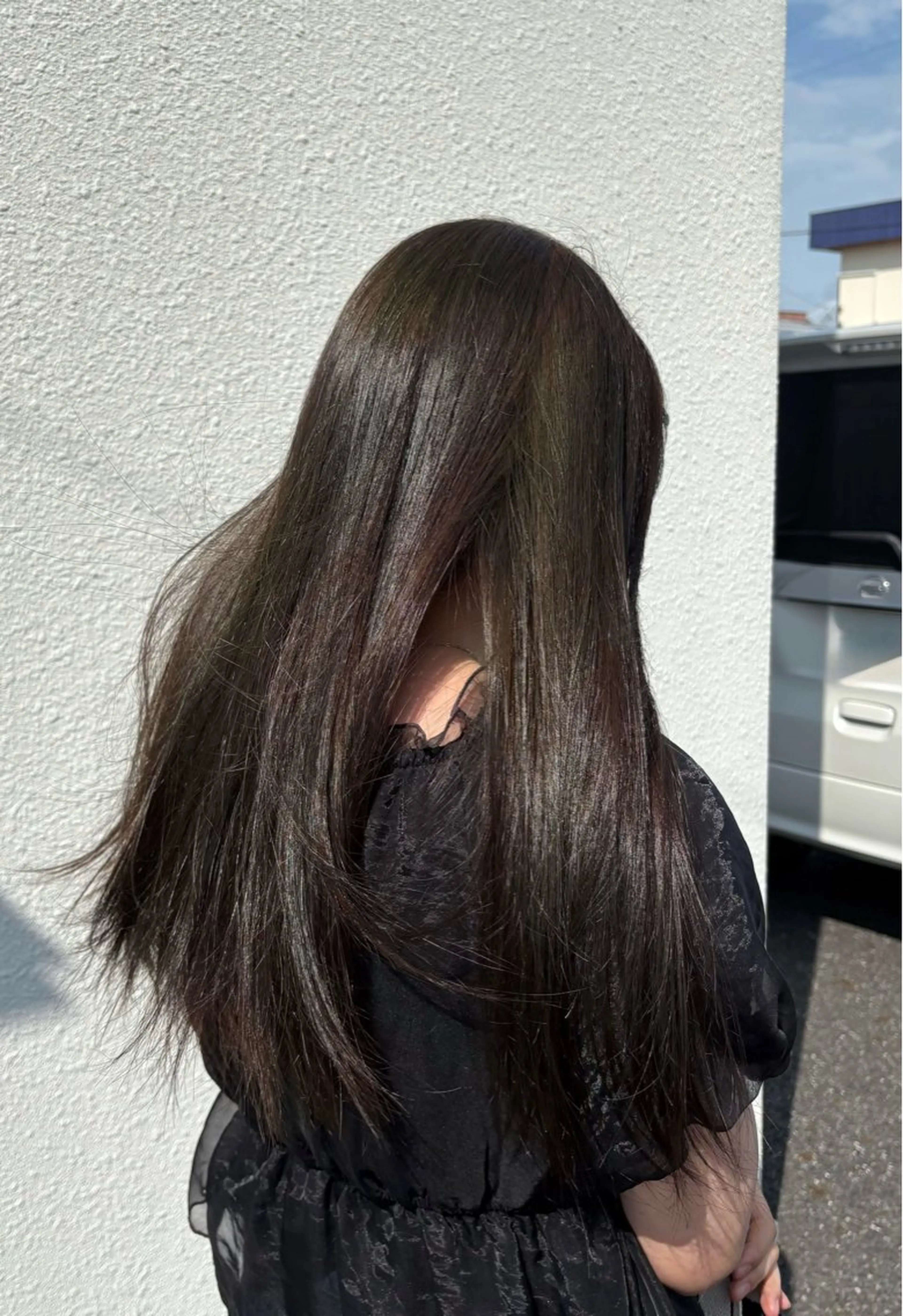 ロング 岩崎 玲花のヘアスタイル