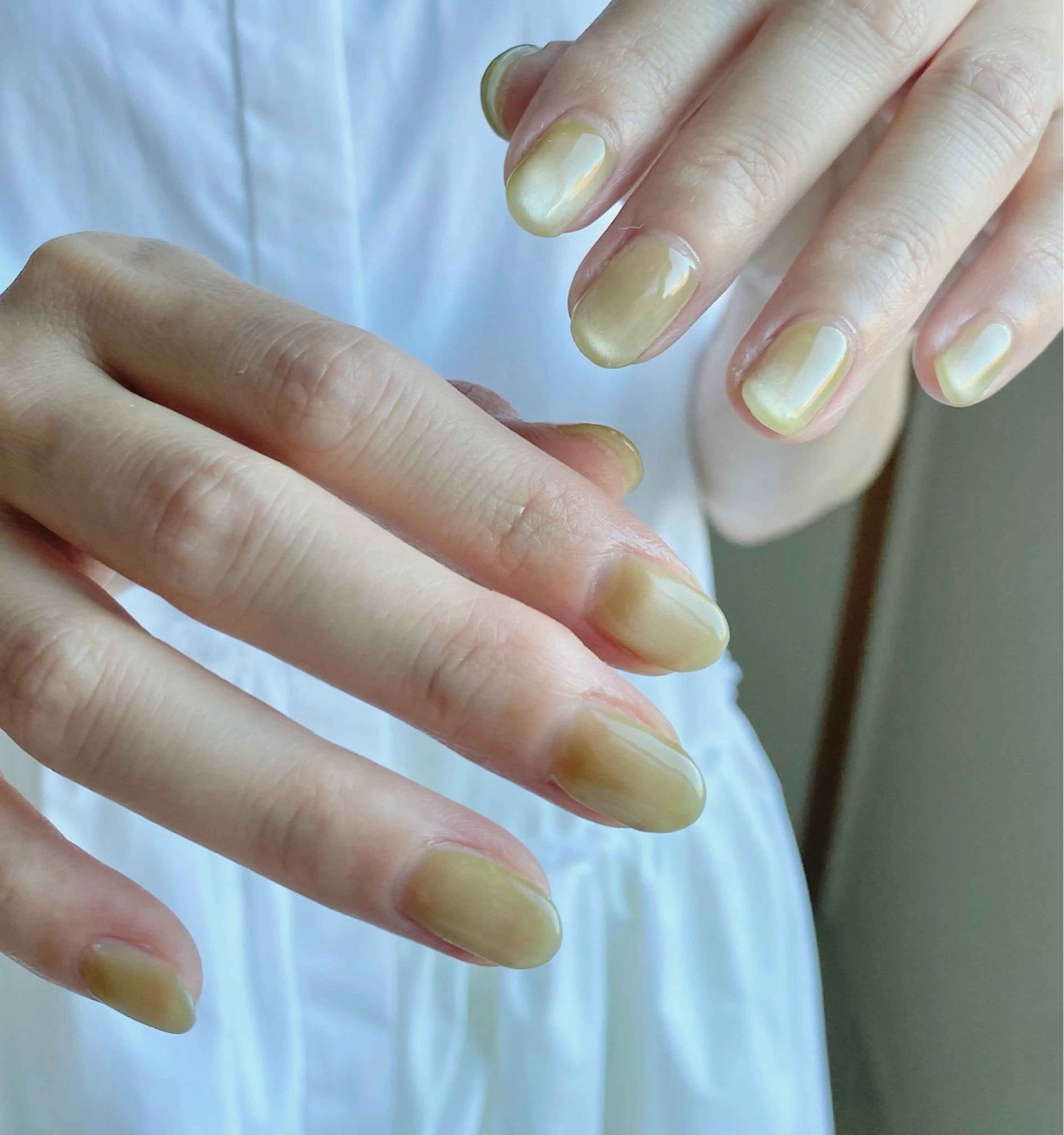 ネイル 氷ネイル・うるうるネイル nook megumiのネイルデザイン