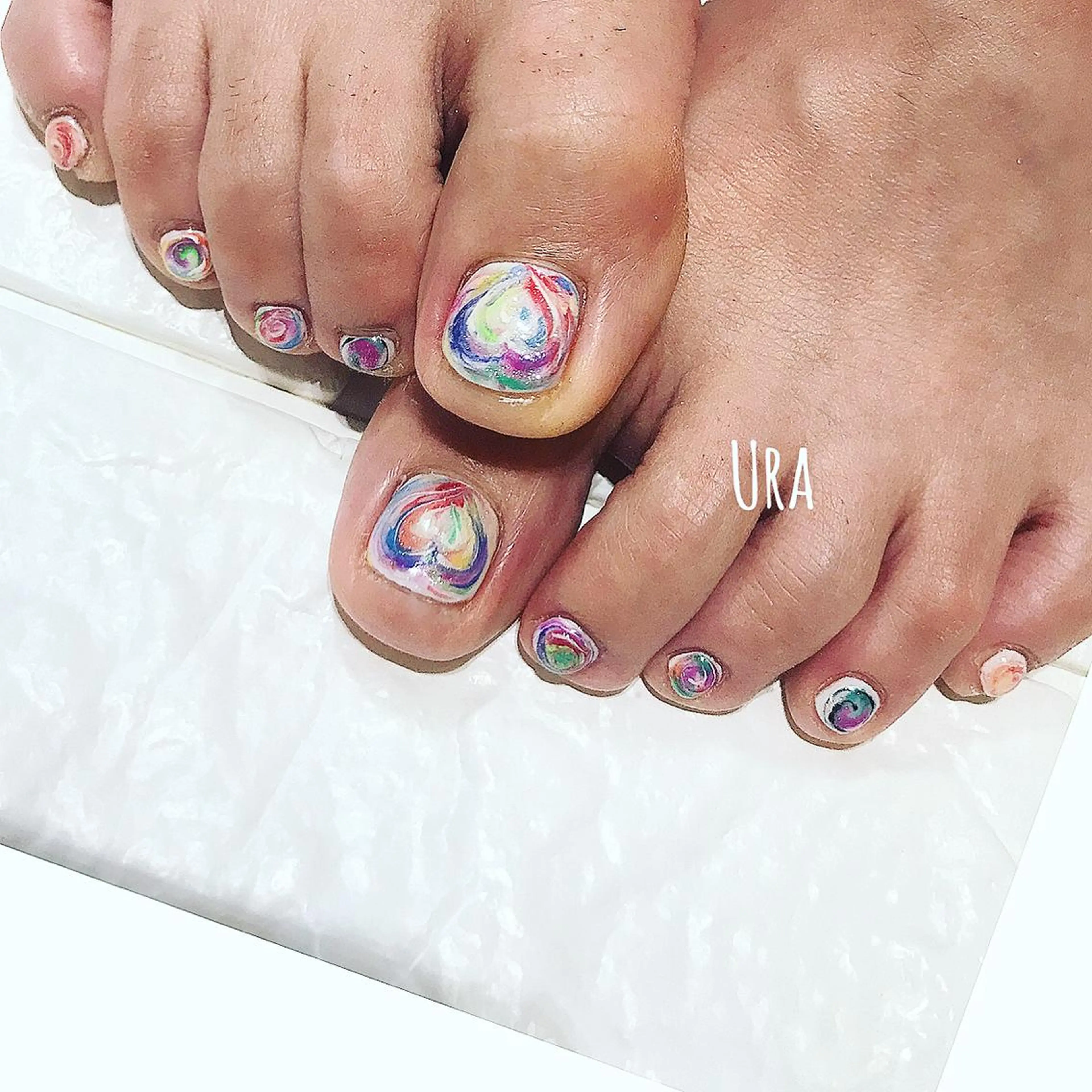 ネイル フットネイル UrakoNail 《nail》のネイルデザイン