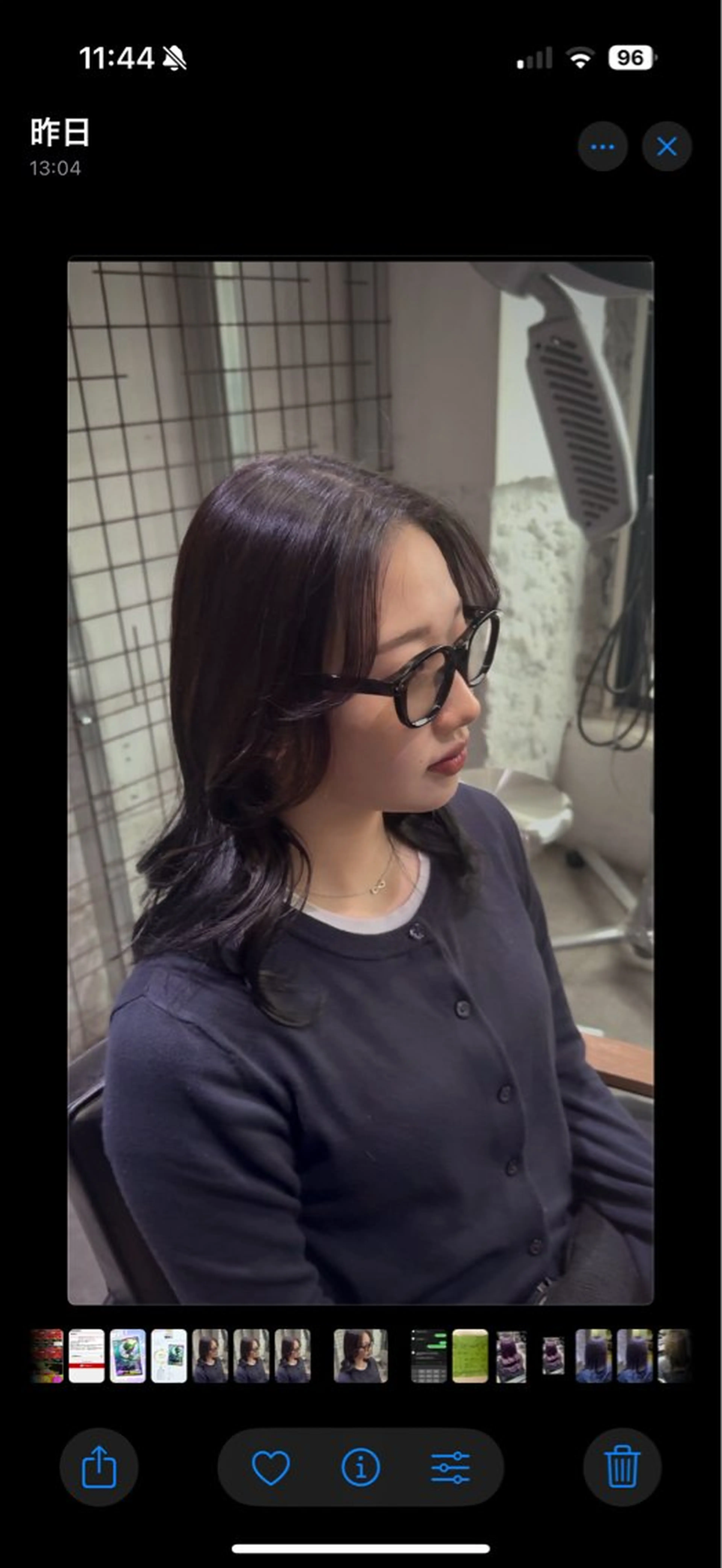 ミディアム ヘアカラー 赤木 俊太のヘアスタイル