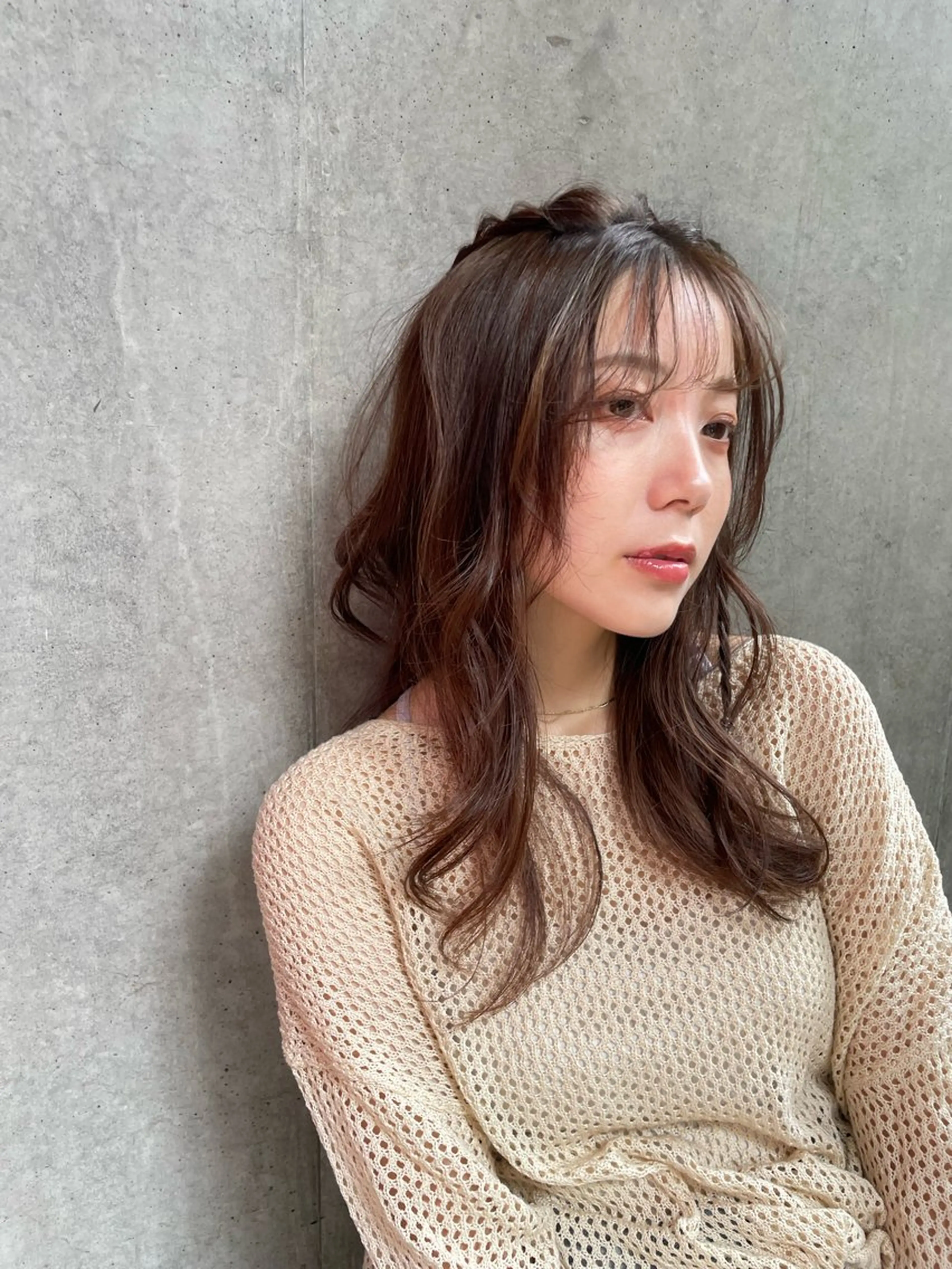 ミディアム カラー ヘアアレンジ 髪質改善/縮毛/新宿 🫧SUZUKA🫧のヘアスタイル