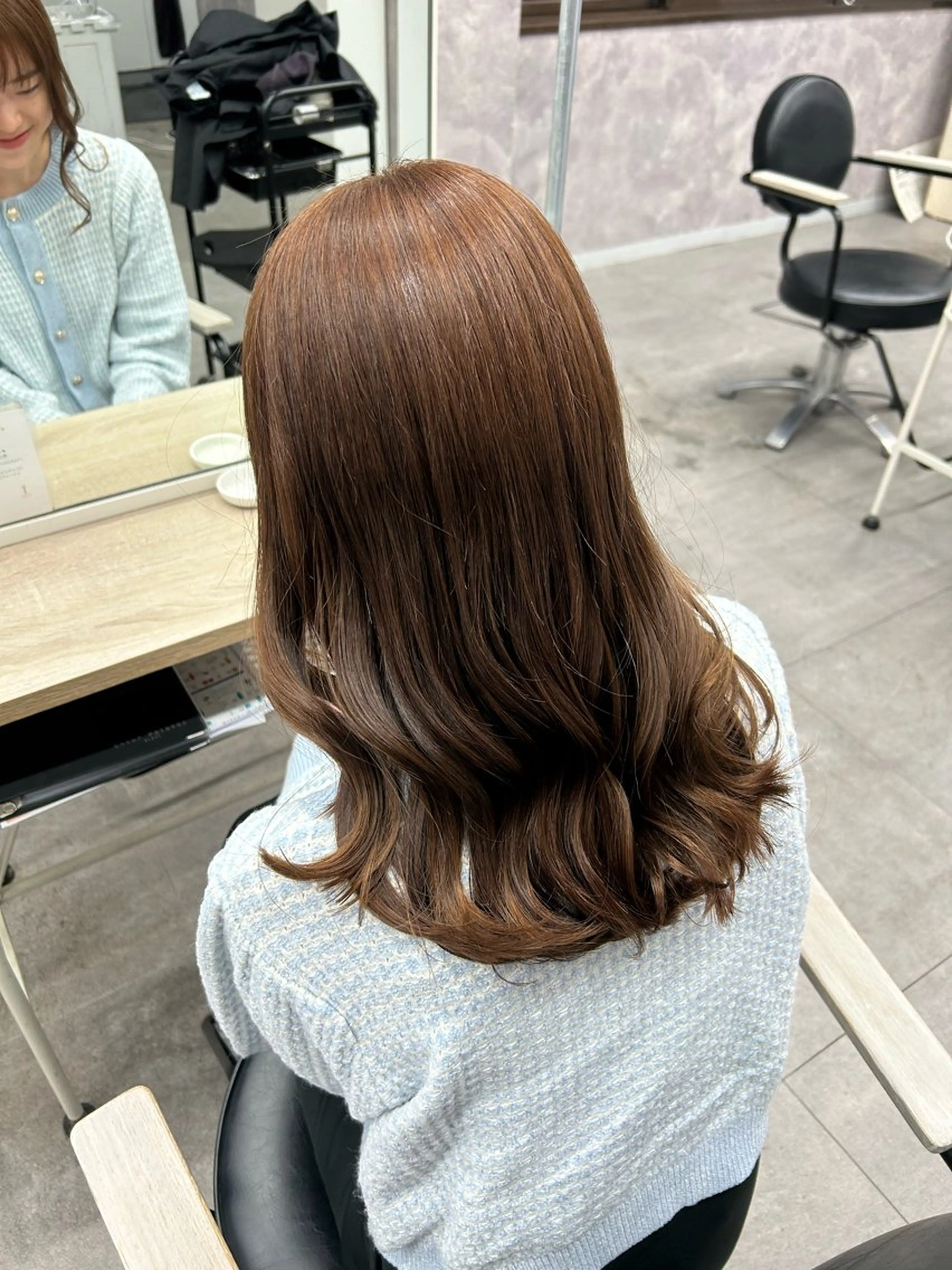 カラー ヘアカラー トリートメント 🧃暖色カラー/🪷 アレンジ/ yunaのヘアスタイル