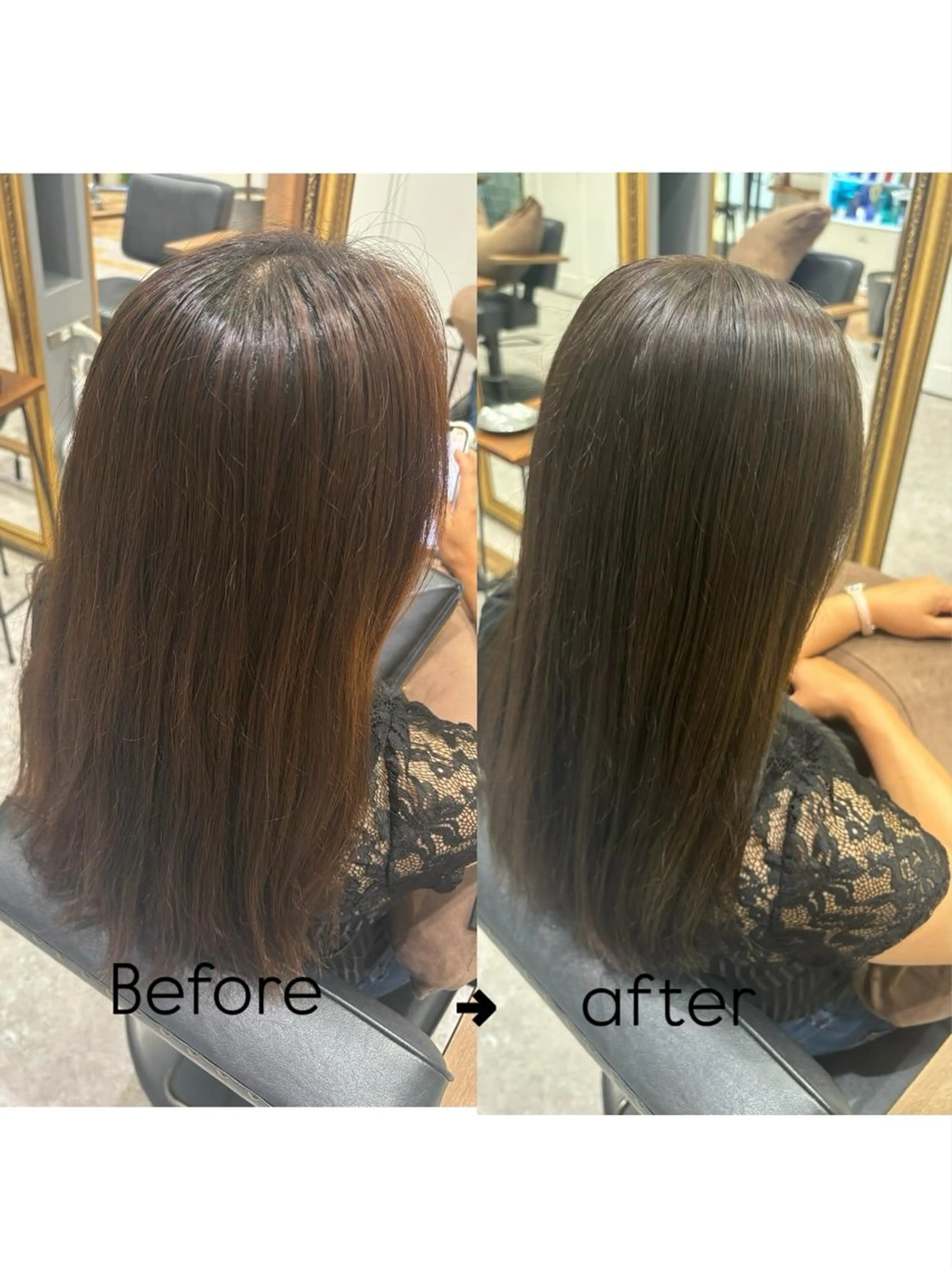 カラー 🍎ダメージレス暖色 カラー🍎あyaかのヘアスタイル