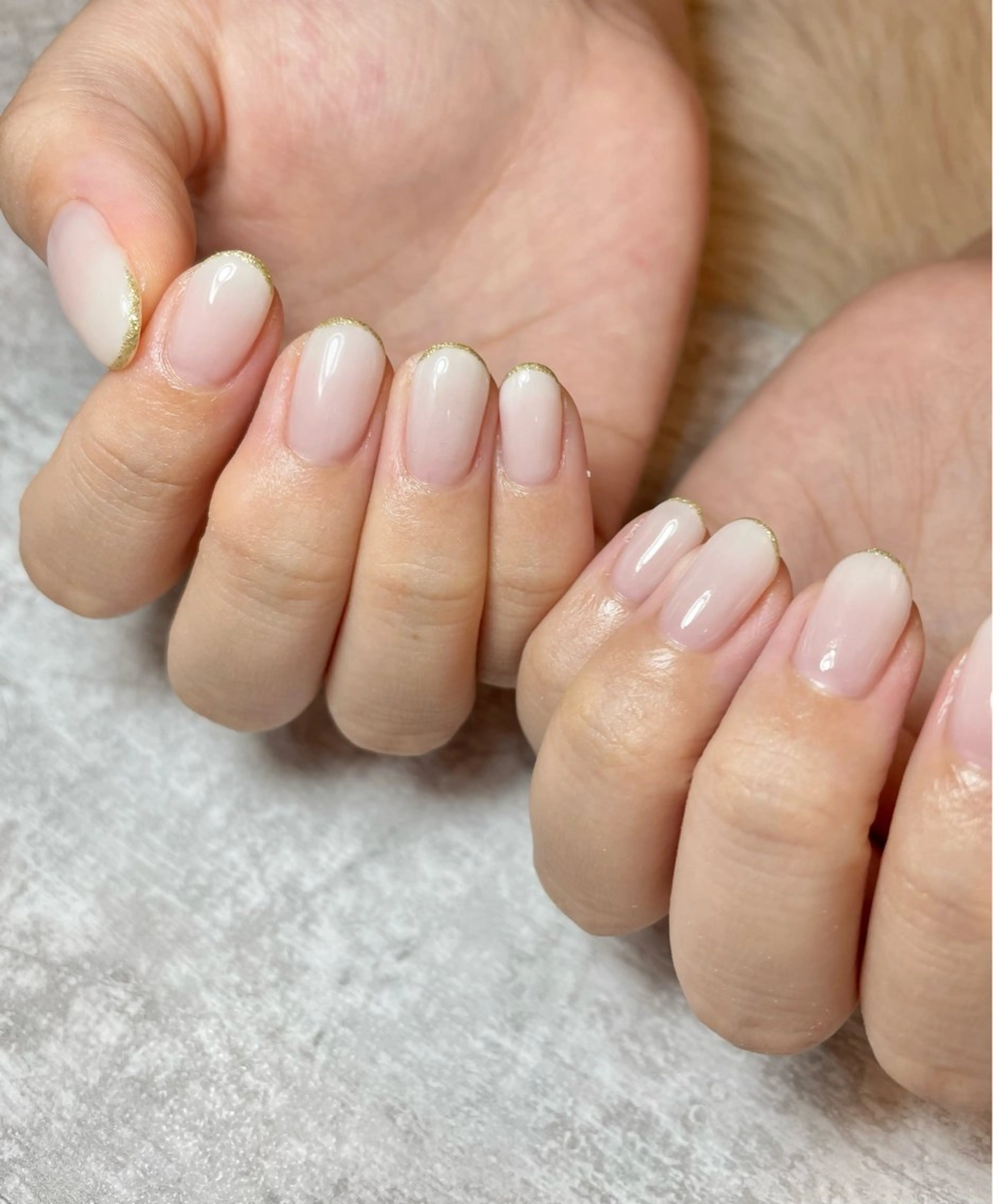 ネイル グラデーション ラメ(グリッター) 持ち込み BEAUTY GARDEN 【nail salon unseul】所属・nana .のネイルデザイン