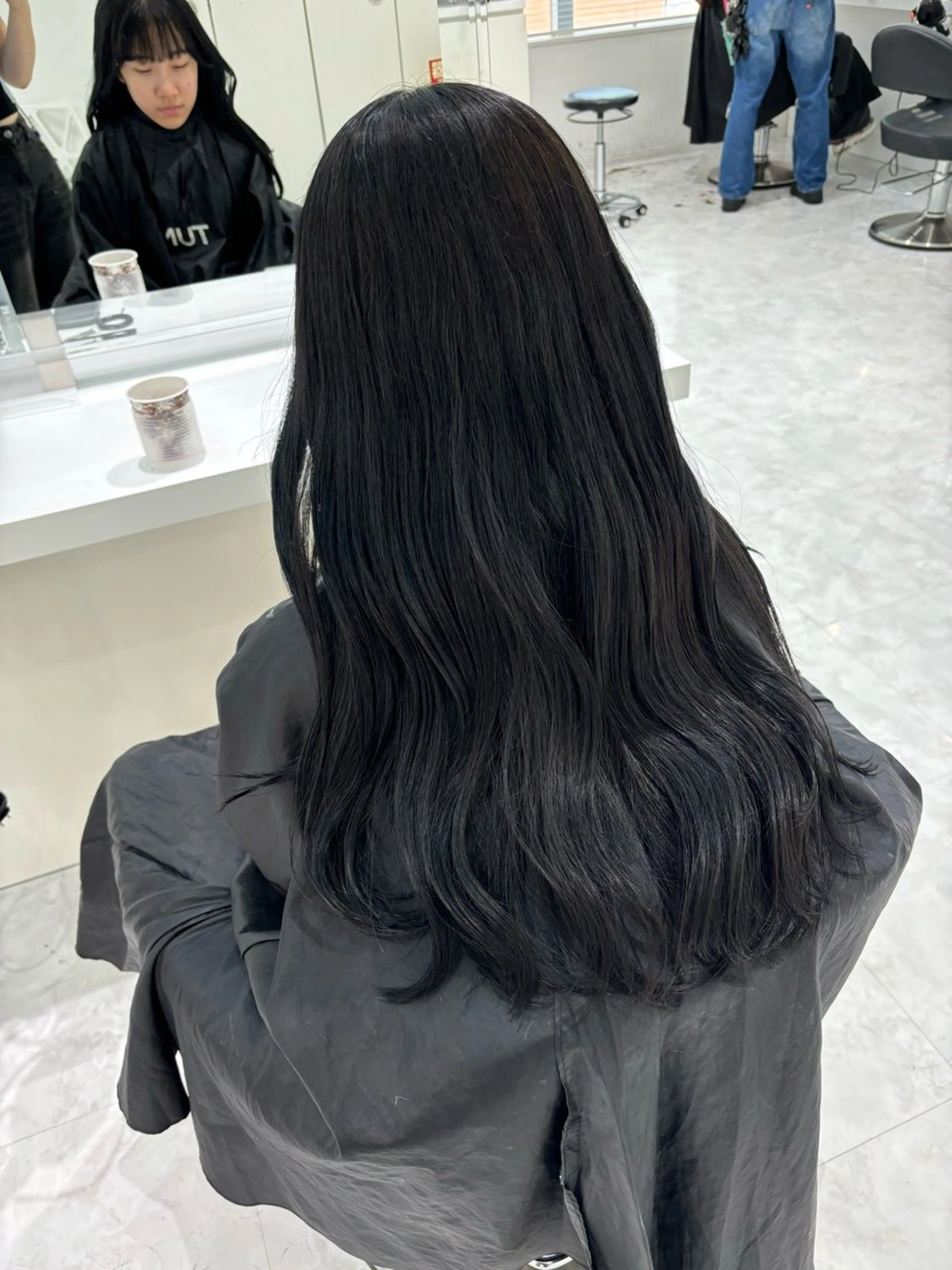 ロング ヘアカラー トリートメント ヘアセット 都内1優しい🤍透明 感カラー🤍サツキのヘアスタイル
