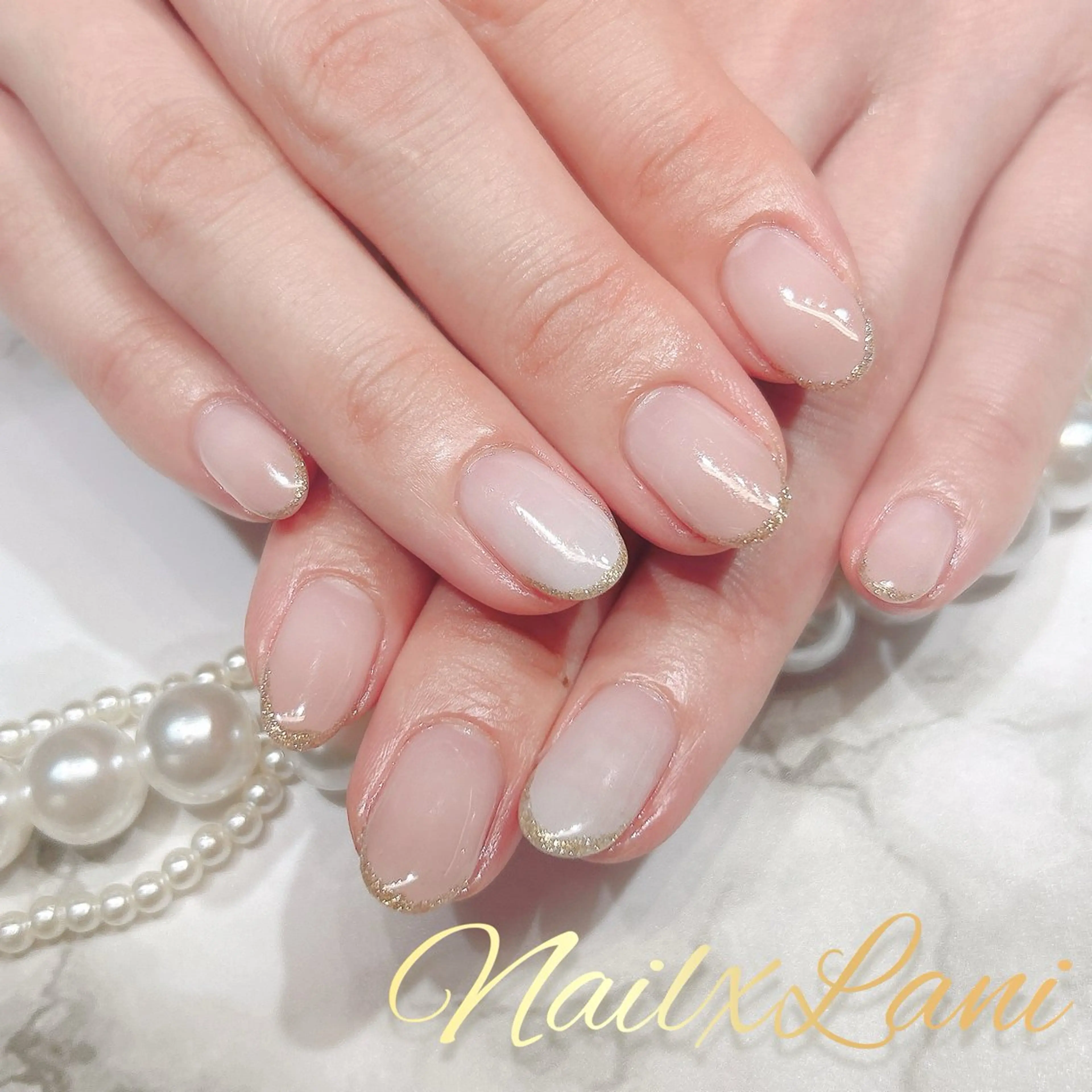 ネイル フットネイル ジェルネイル マグネットネイル パラジェル Nail×Lani 深爪矯正対応◎のネイルデザイン