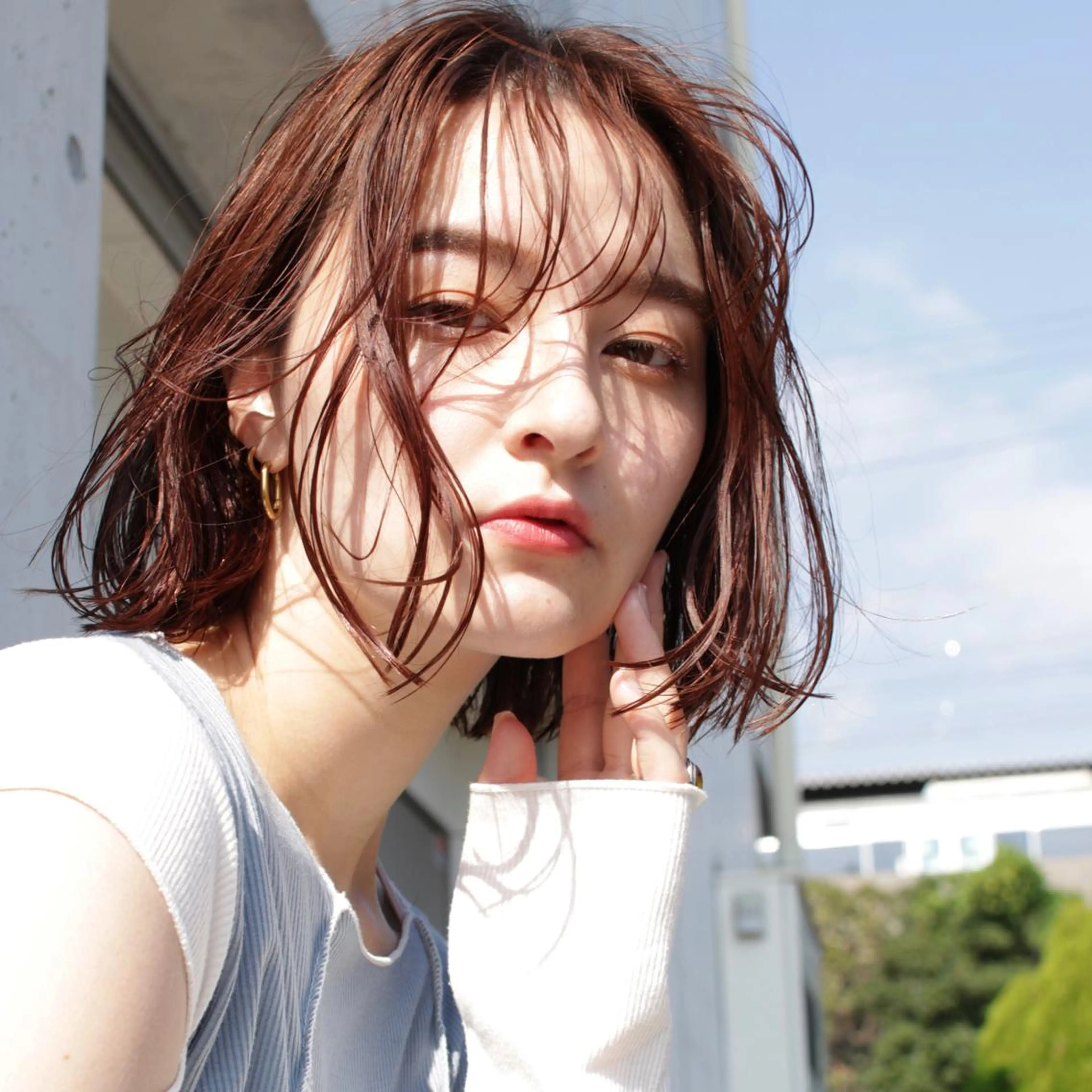 ミディアム haruka/ ボブのヘアスタイル