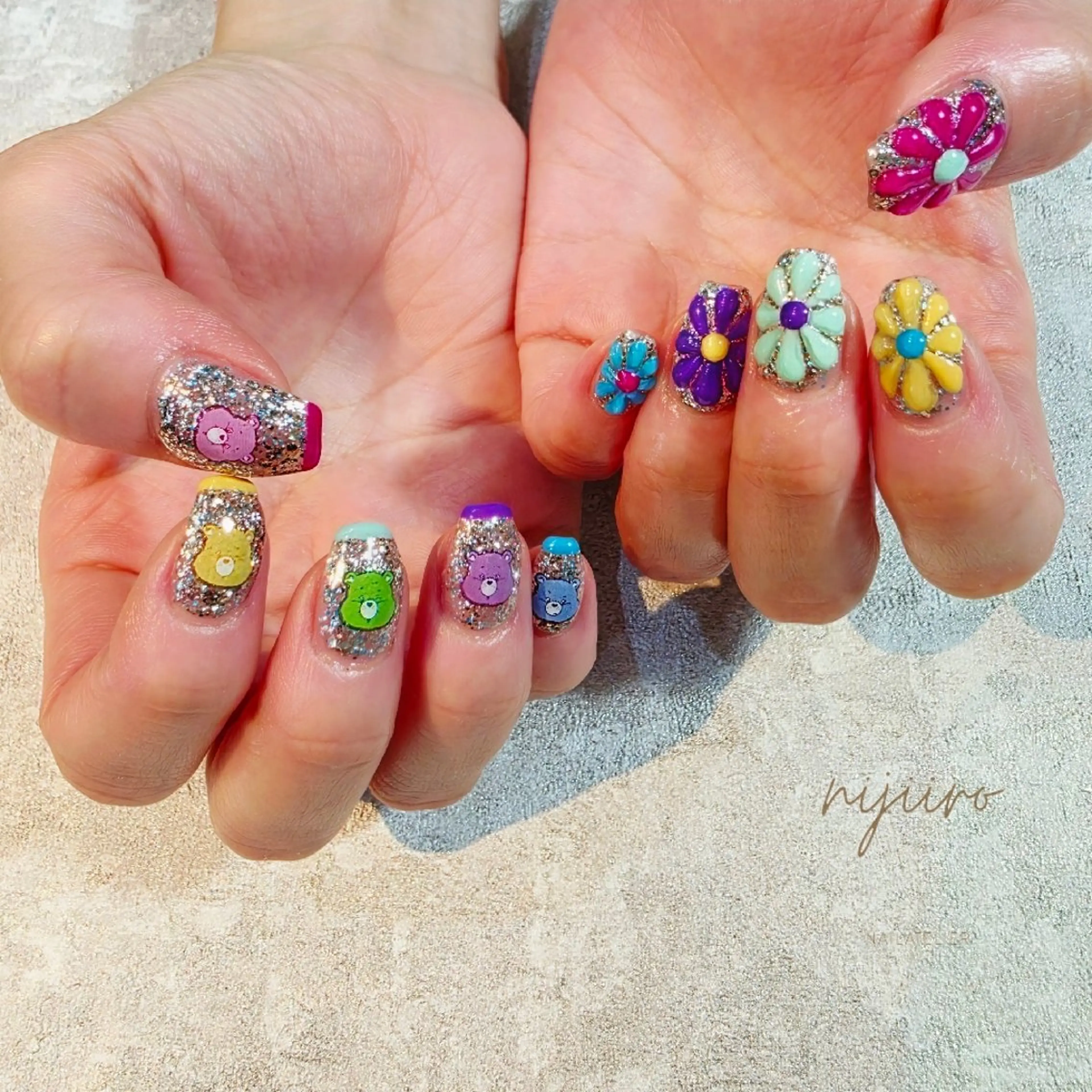 ネイル ハンドネイル nailatelier nijiiro.所属・nijiiro🌈 サトウのネイルデザイン