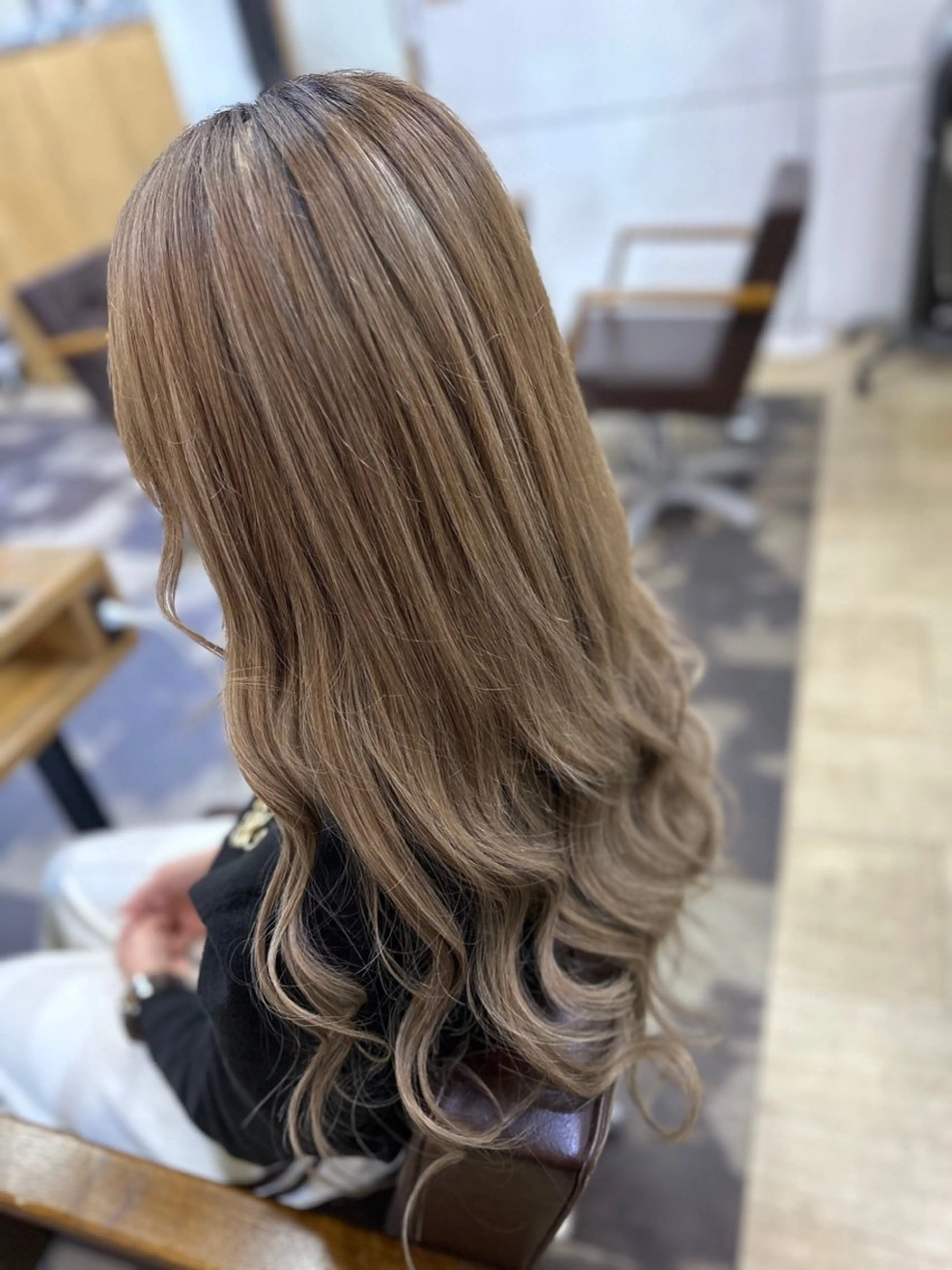 ロング シールエクステ エクステ エクステ BRAS ナカガワのヘアスタイル