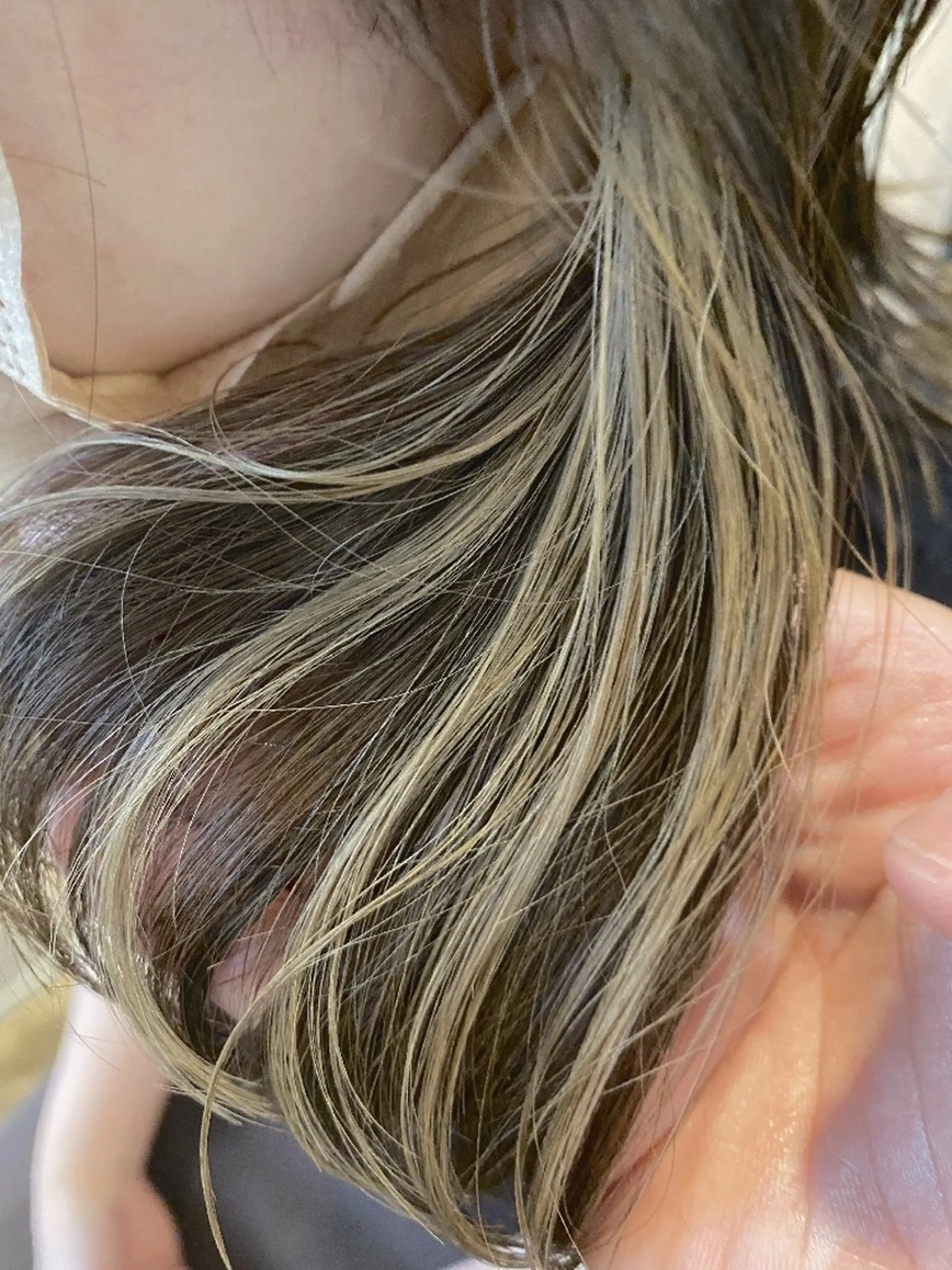 ロング カラー 透明感カラー インナーカラー オレンジ ボブ 小顔カット カット ヘアカラー トリートメント MOCO hair flor所属・MOCO hair  flor /kohのヘアスタイル