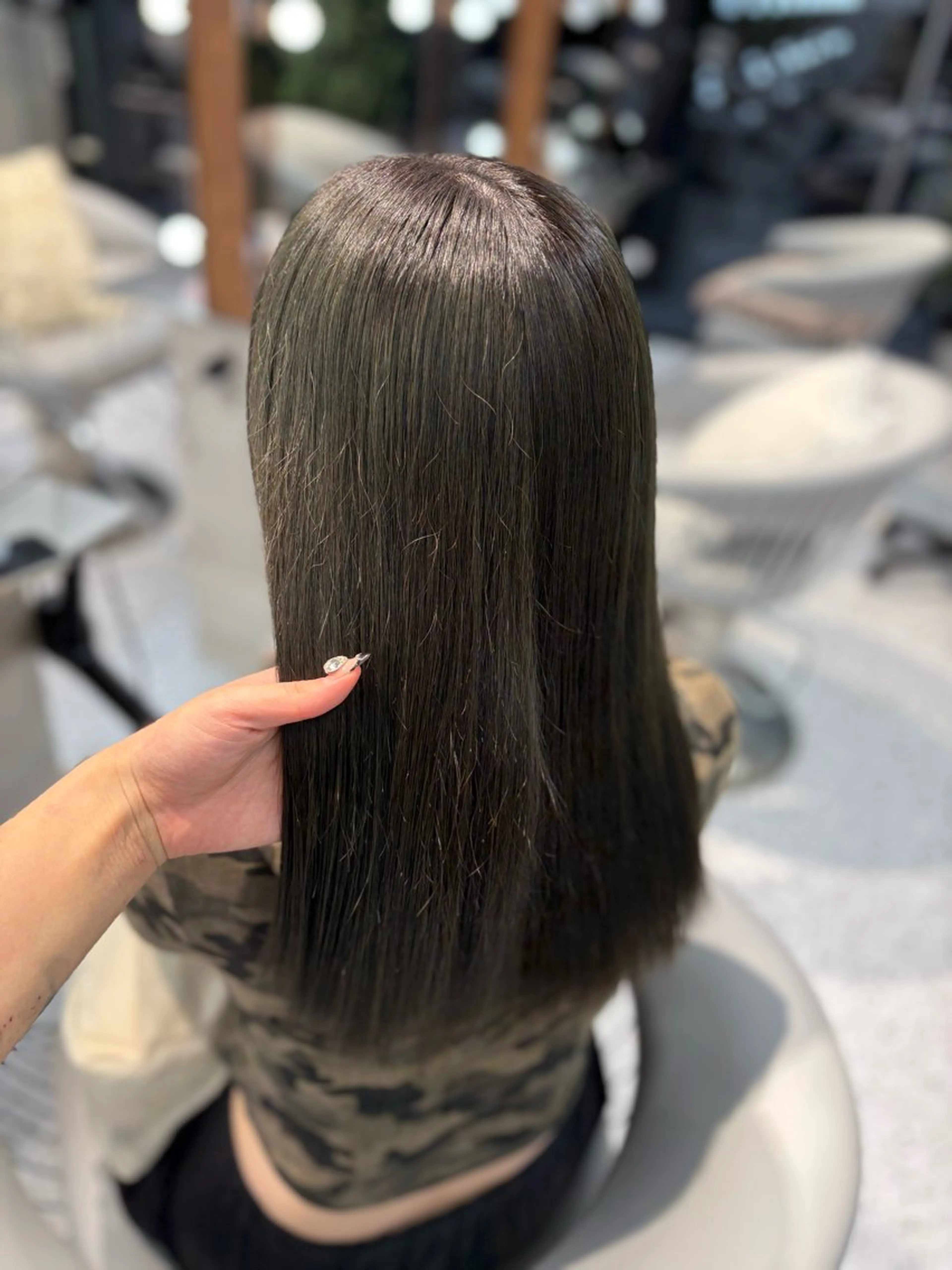 ロング カラー 髪質改善×韓国ヘアサロン Role 博多【ロール】所属・yui🎀ブリーチ なしWカラー／博多のヘアスタイル