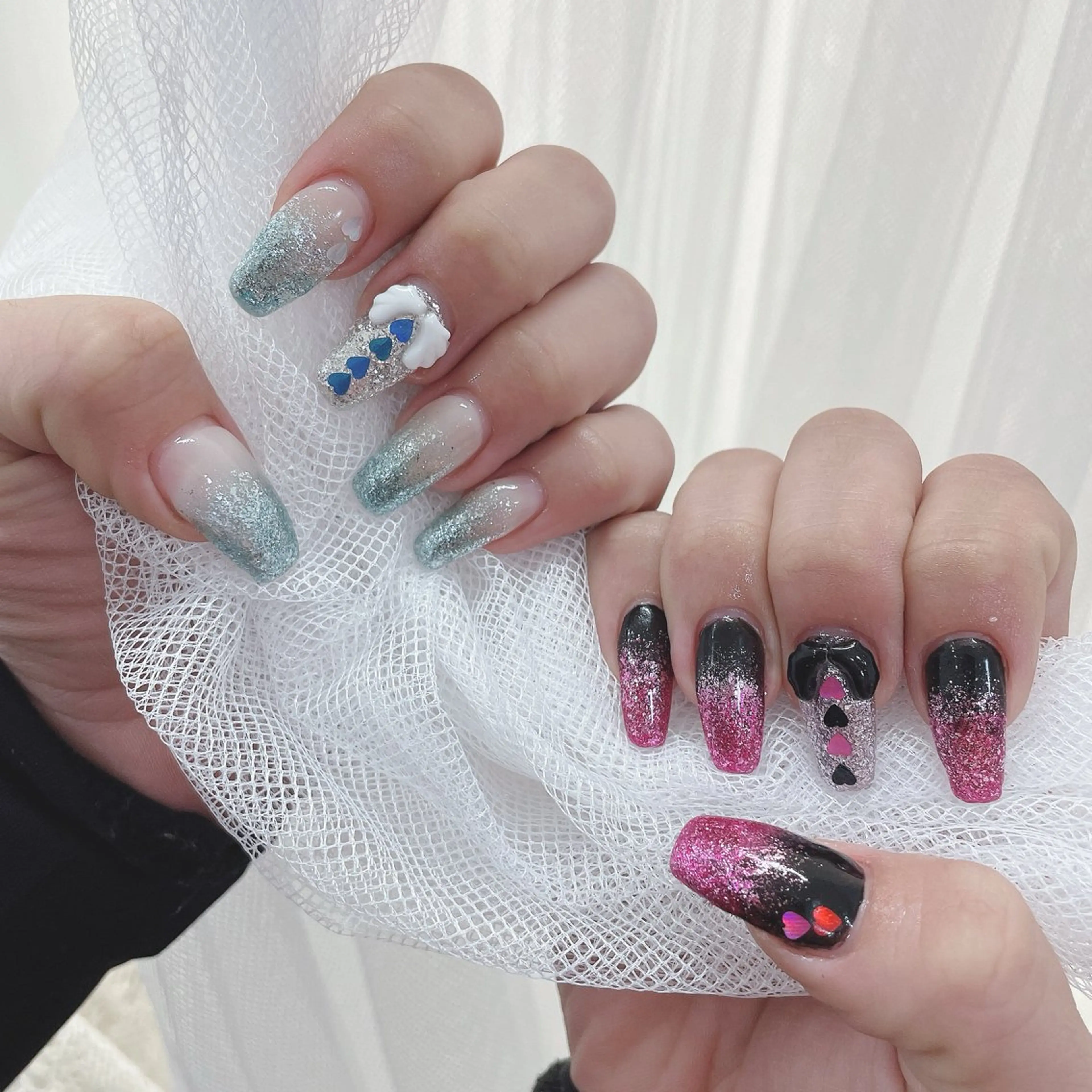 ネイル ホワイト Salon de Navi所属・🎀向田 優花🎀のネイルデザイン