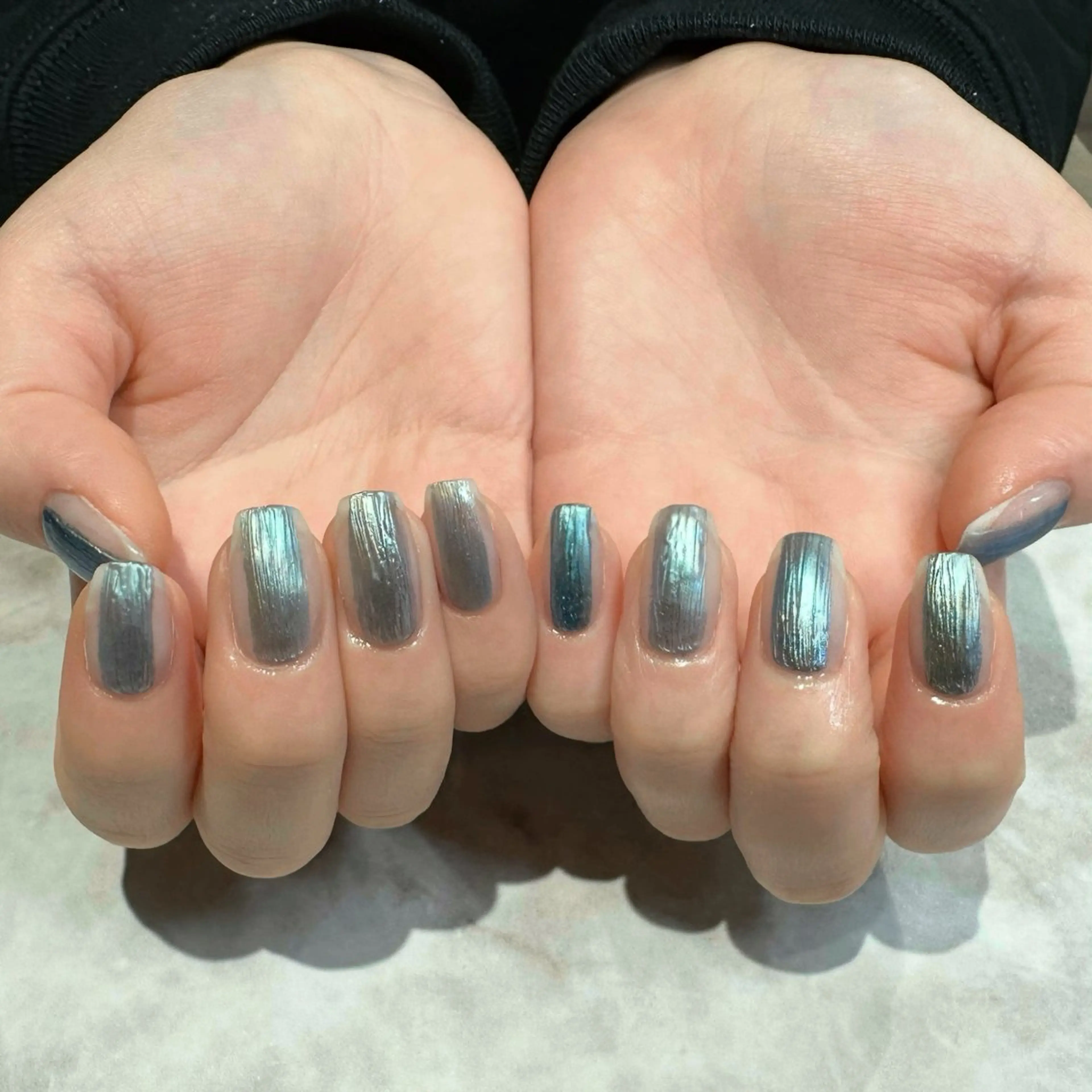 ネイル ミラーネイル erinca nail所属・圦本 有紀のネイルデザイン
