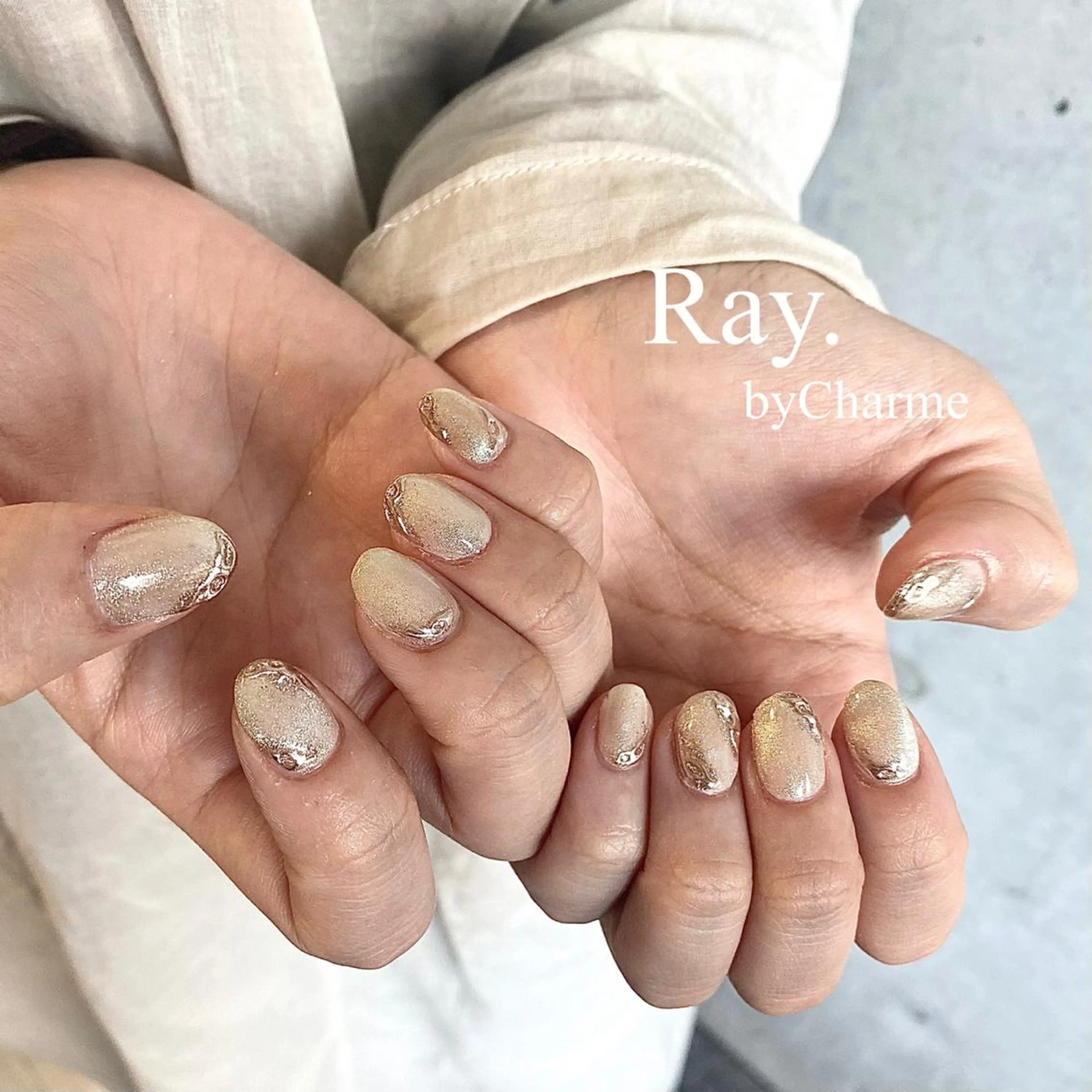 ネイル Ray. ／綺麗目ニュアンスのネイルデザイン