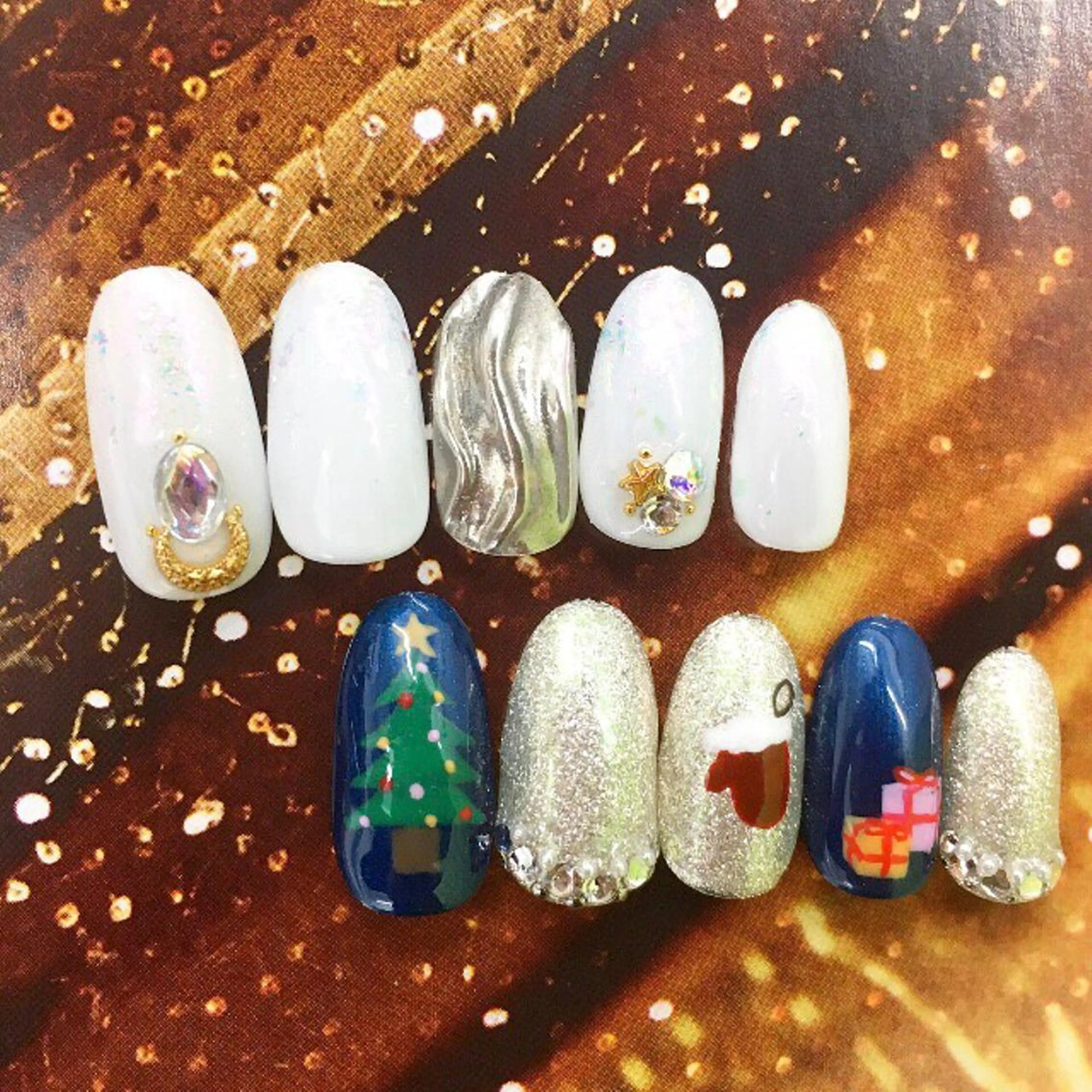 ネイル 冬ネイル Minami 🍓のネイルデザイン