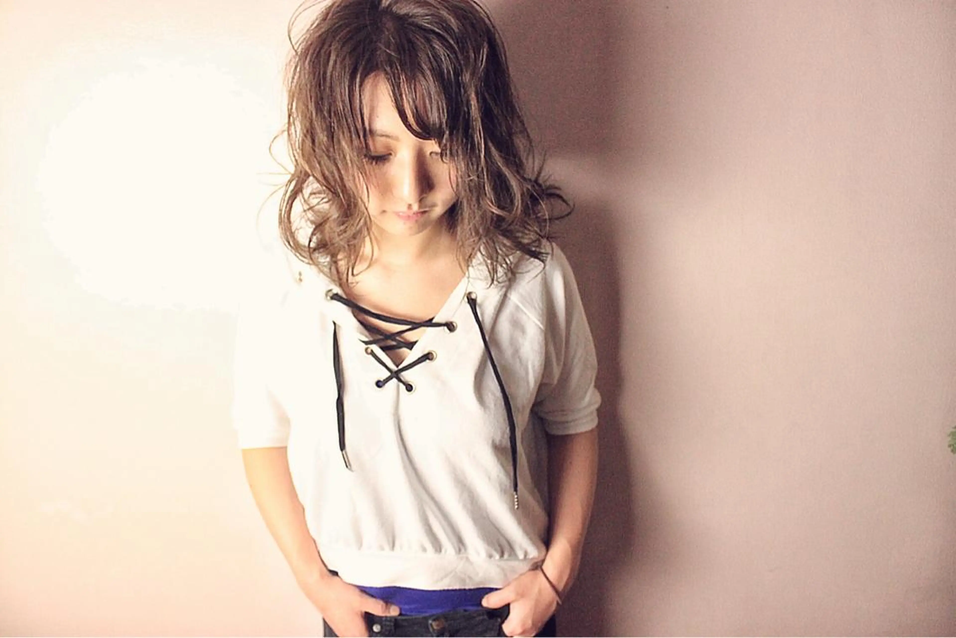 ミディアム カラー パーマ ✨U-topia渡邉 大樹【公認資格有】✨のヘアスタイル