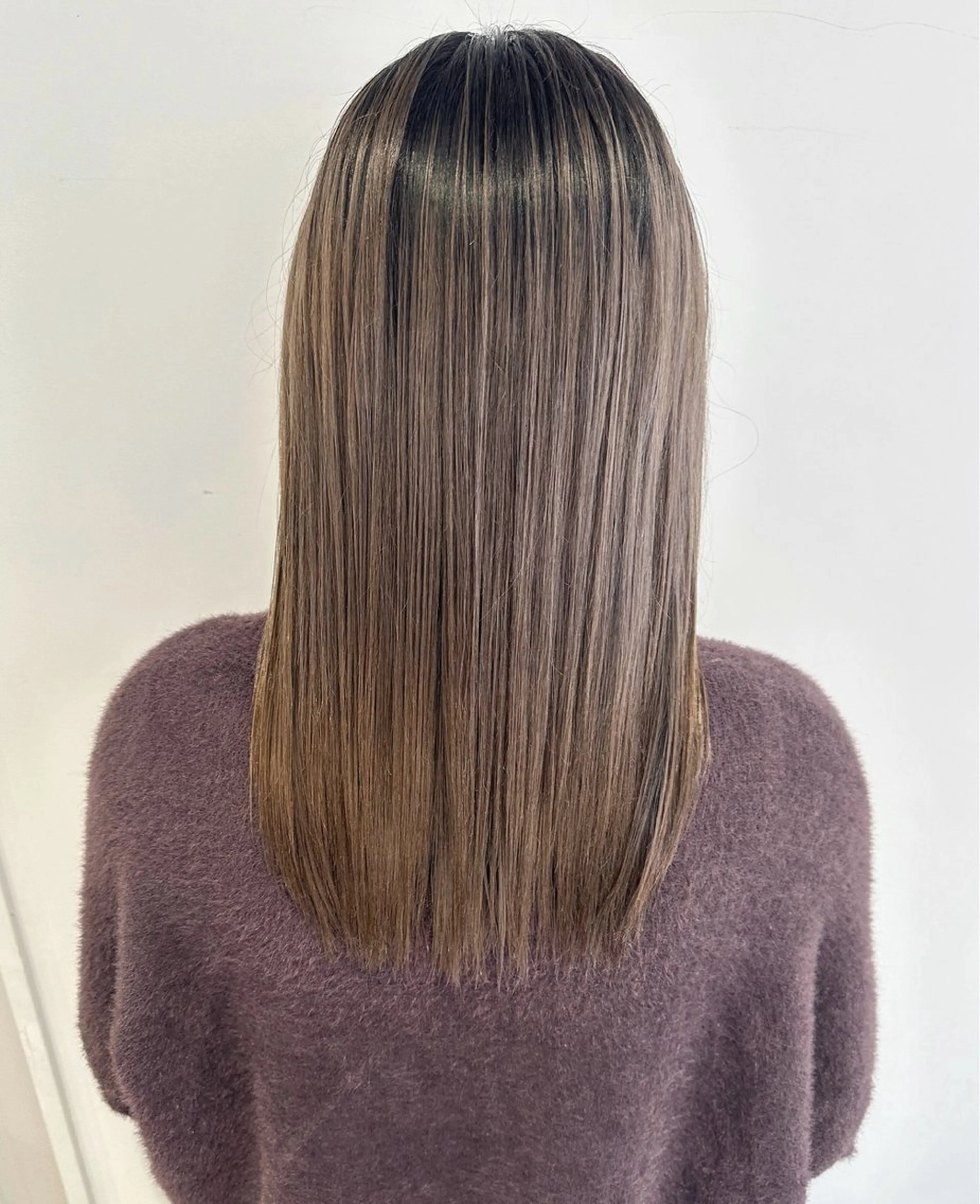 ミディアム カラー ヘアカラー 唐澤 千尋のヘアスタイル