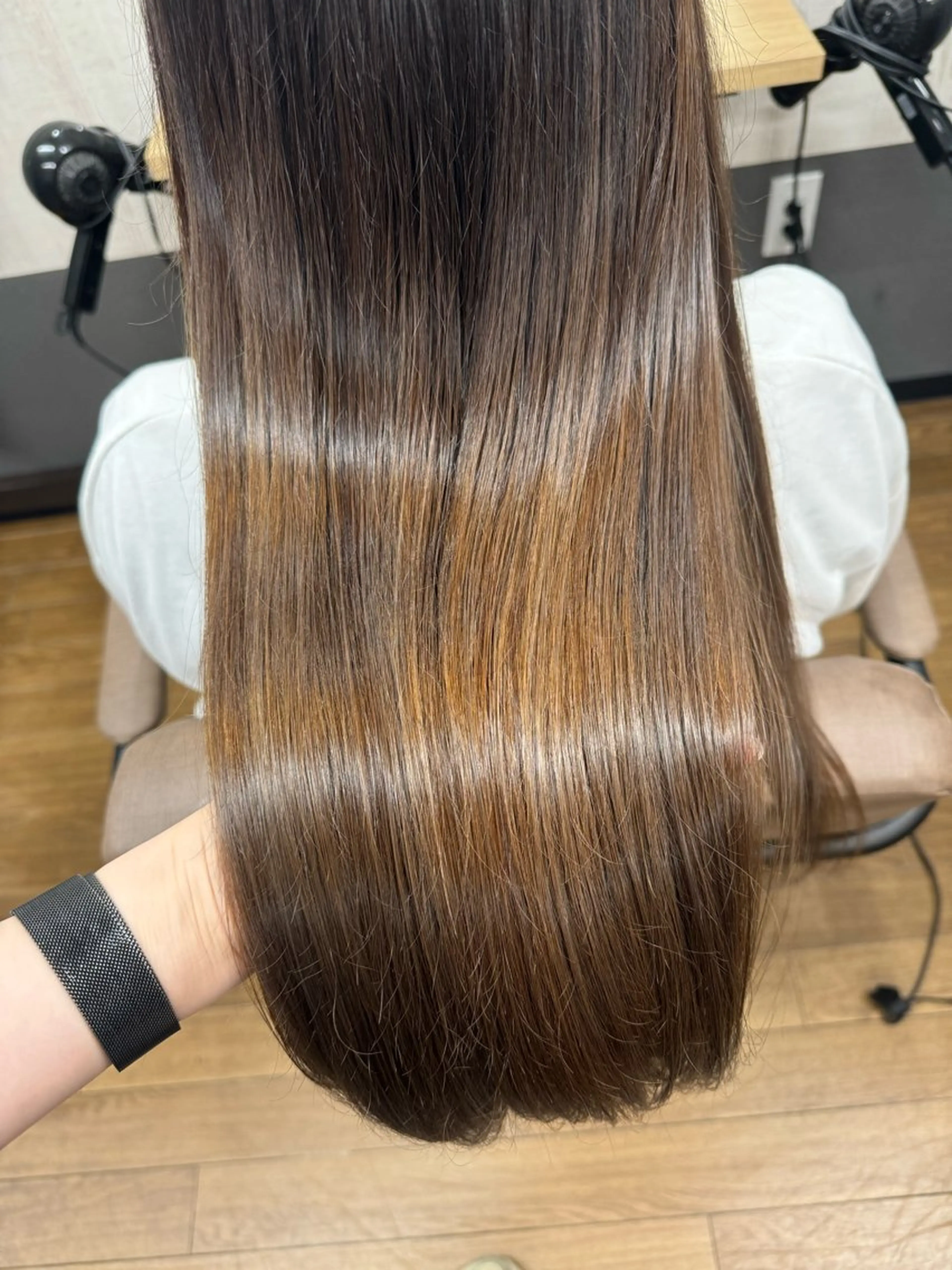 セミロング カラー カット トリートメント TELA HAIR 稲毛店　千尋のヘアスタイル