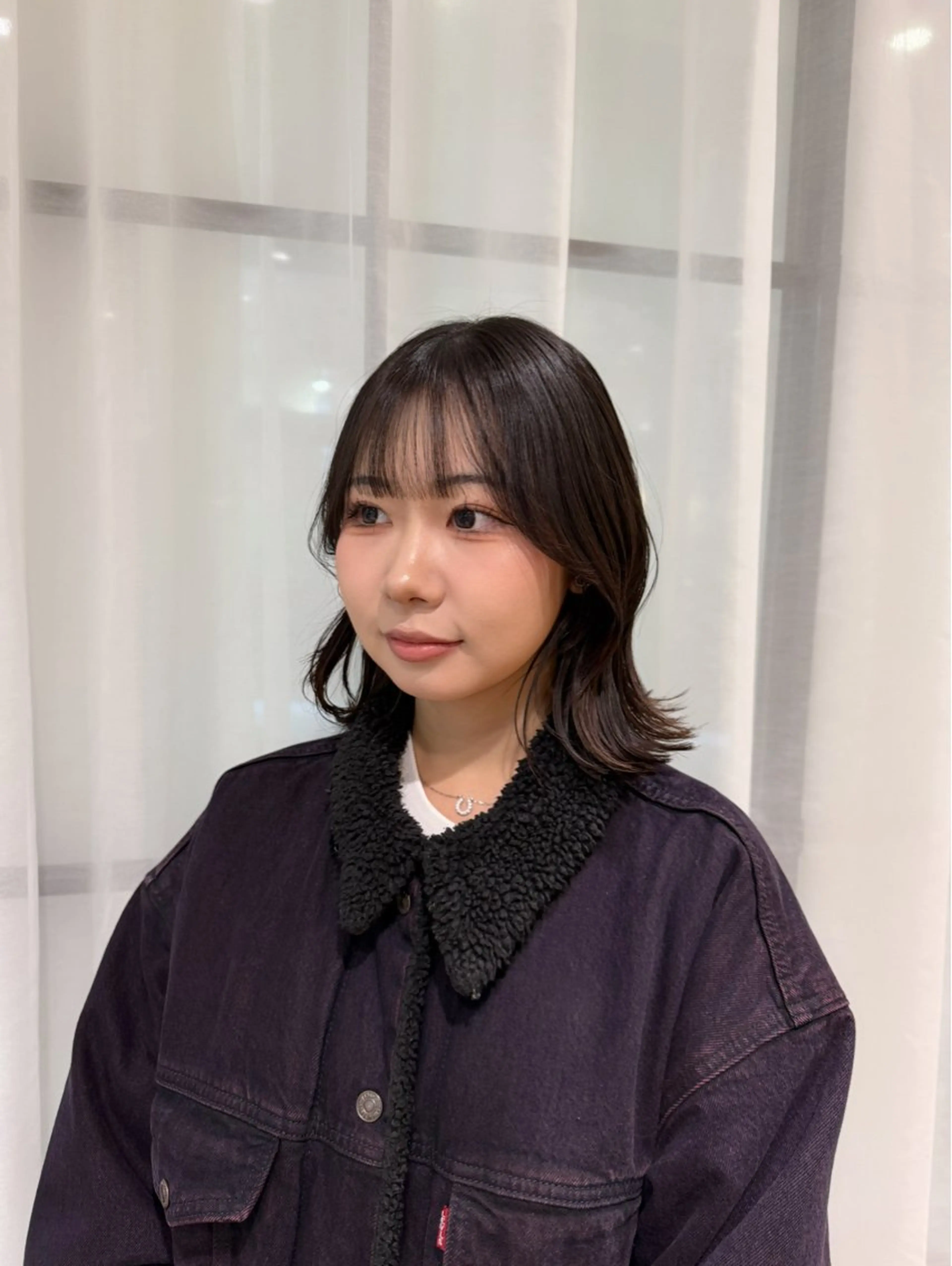 ミディアム レイヤーカット カット Lumier de mashu所属・nana/ボブ/ レイヤーカットのヘアスタイル