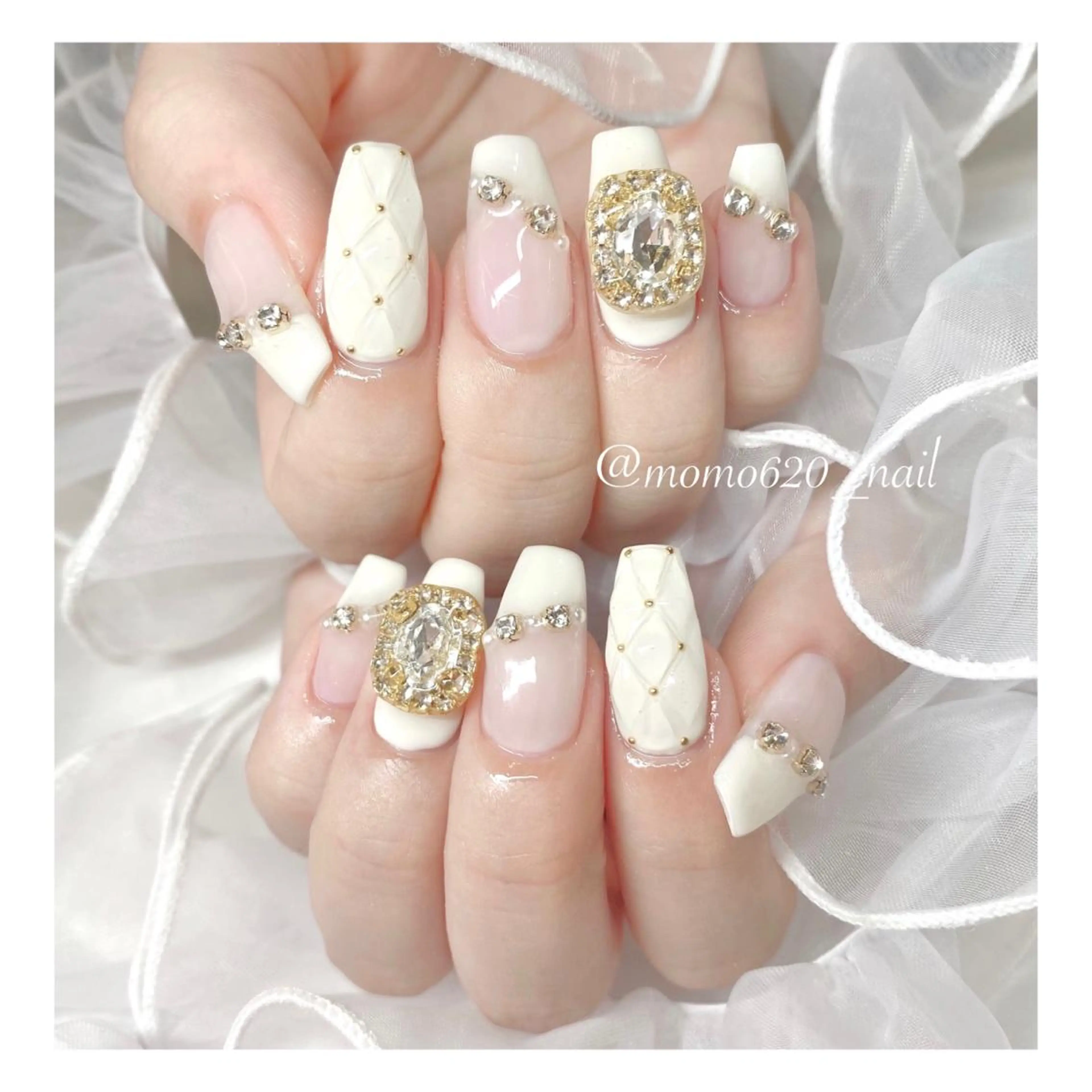 ネイル ガーリー nailsalon moca 堀江店所属・moca堀江店 momokaのネイルデザイン