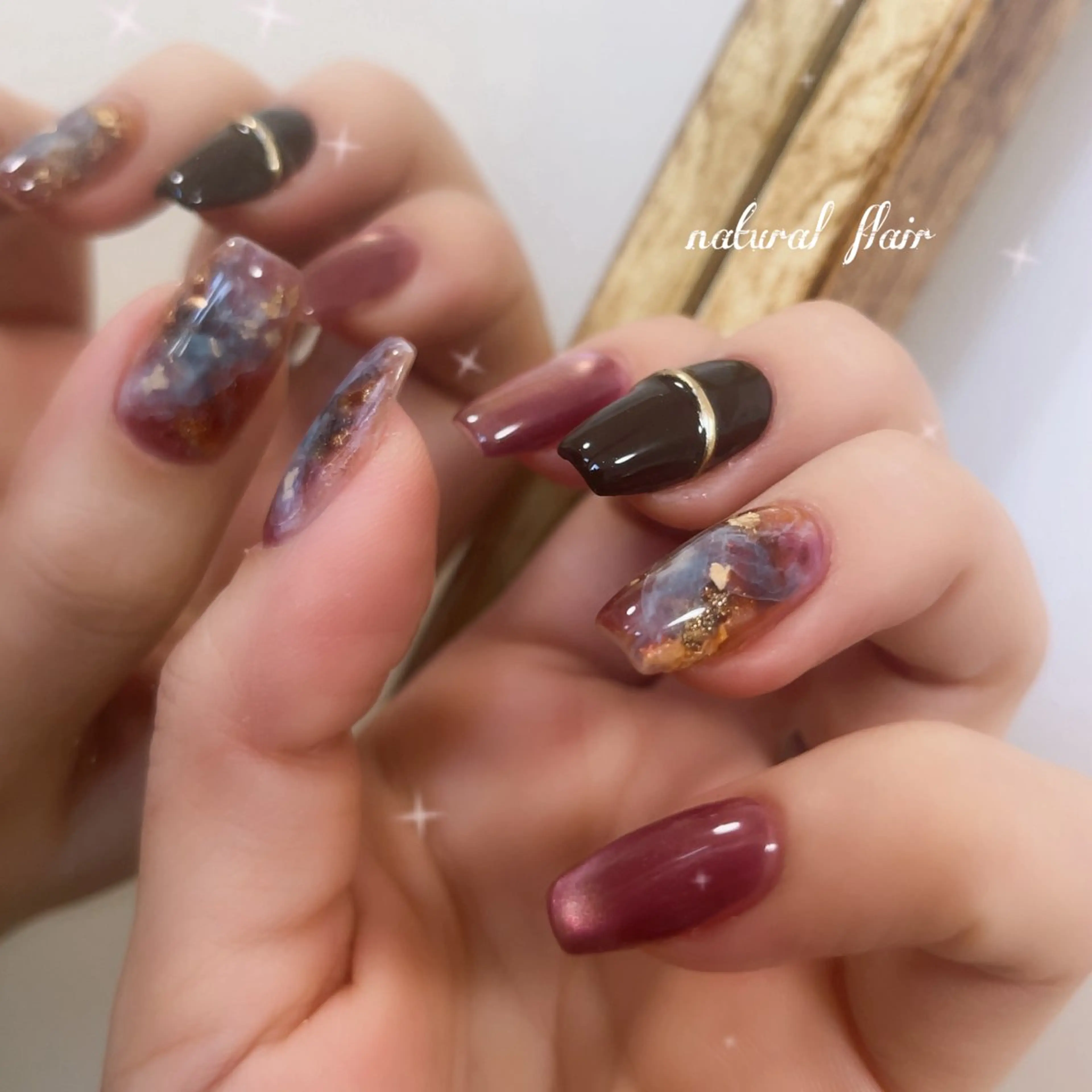 ネイル ハンドネイル natural flairのネイルデザイン