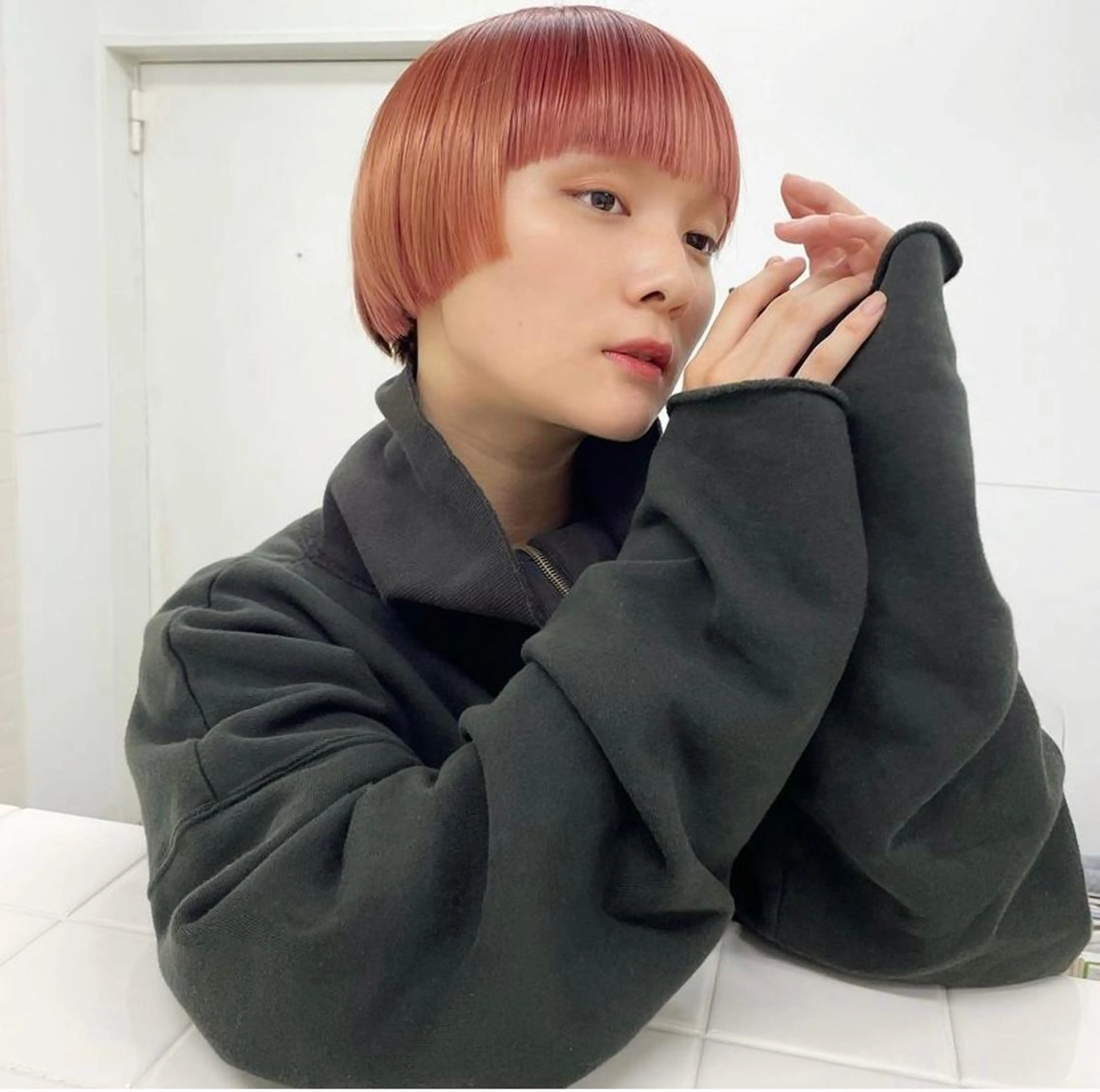 ショート カラー 繭所属・こはる／ハードパーマ /癖毛風パーマ🧃のヘアスタイル