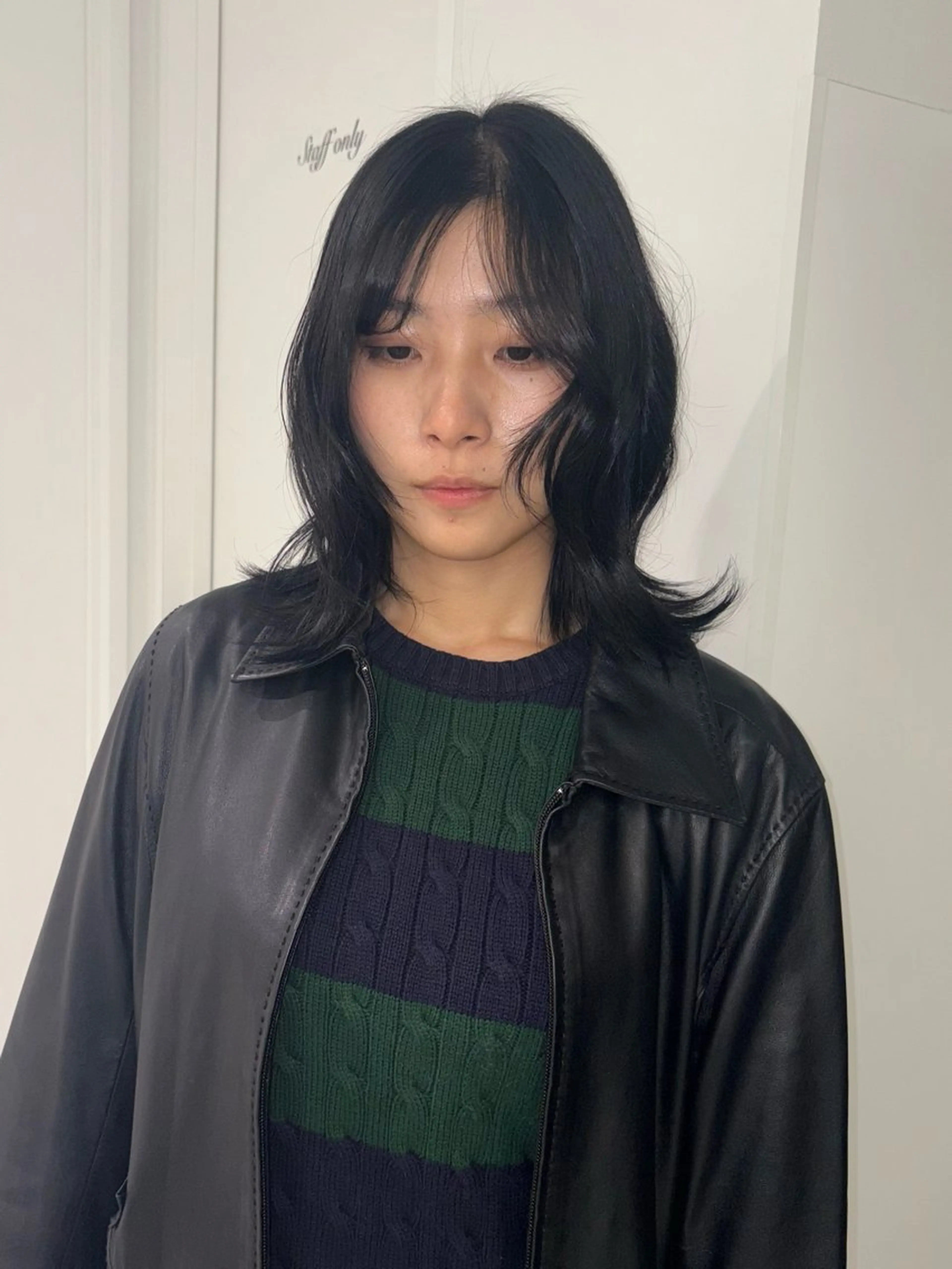 ミディアム ヘアカラー ハイトーン/ネイル カナコ🫧のヘアスタイル