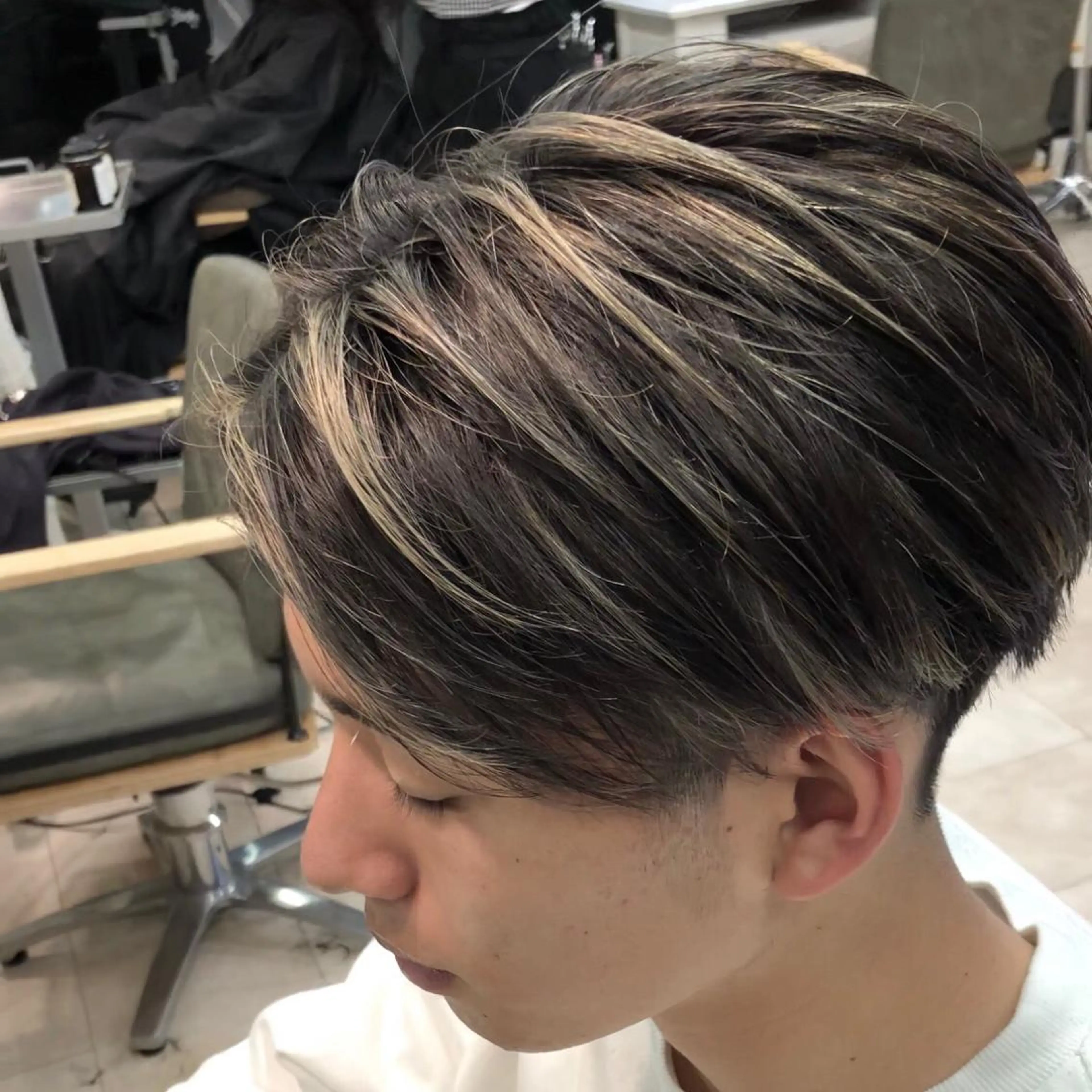ショート カラー ヘアカラー 似合わせメンズ特化 No.1渡辺尚暉のヘアスタイル