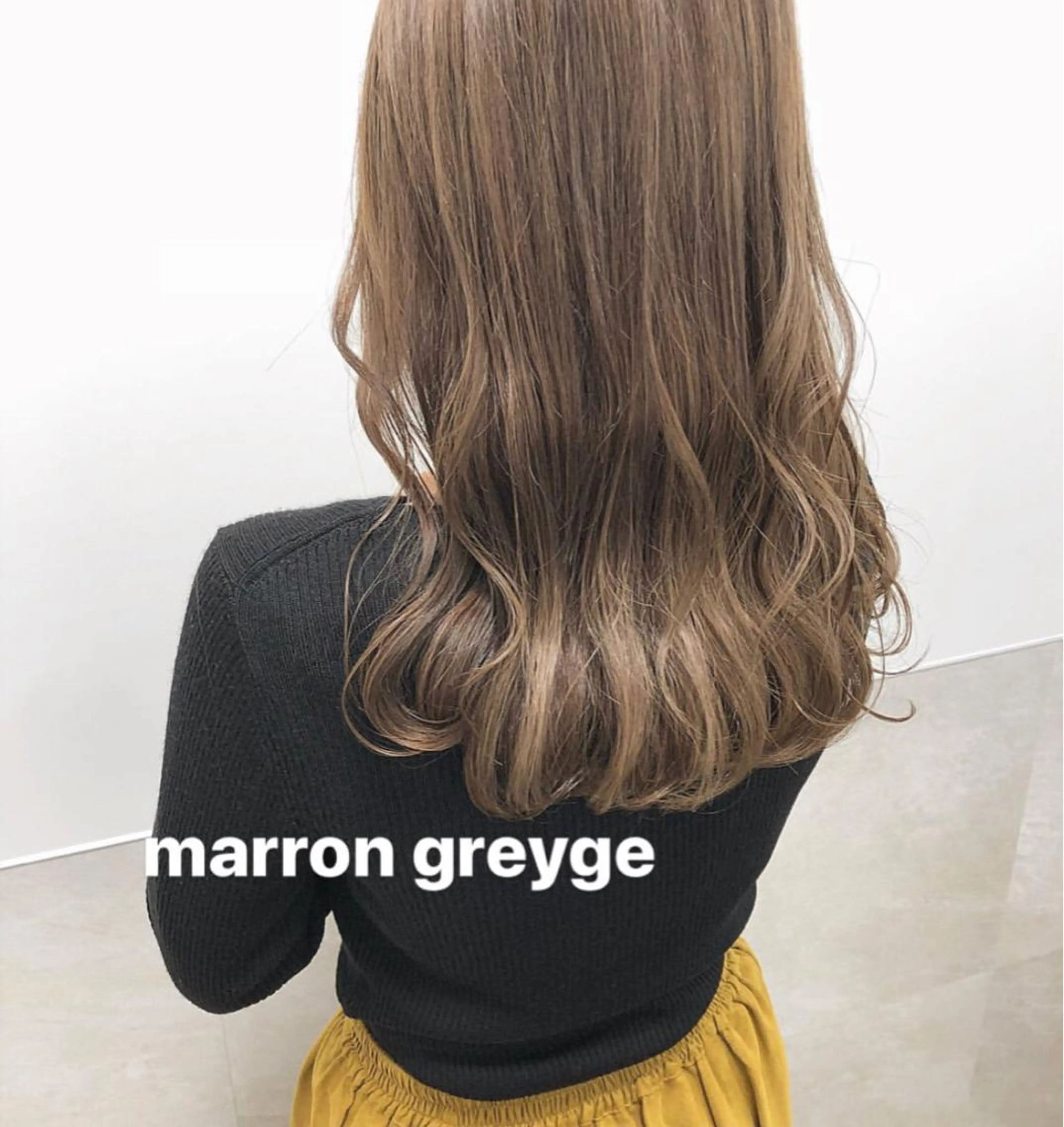 セミロング カラー autre所属・大久保 ひでなりのヘアスタイル