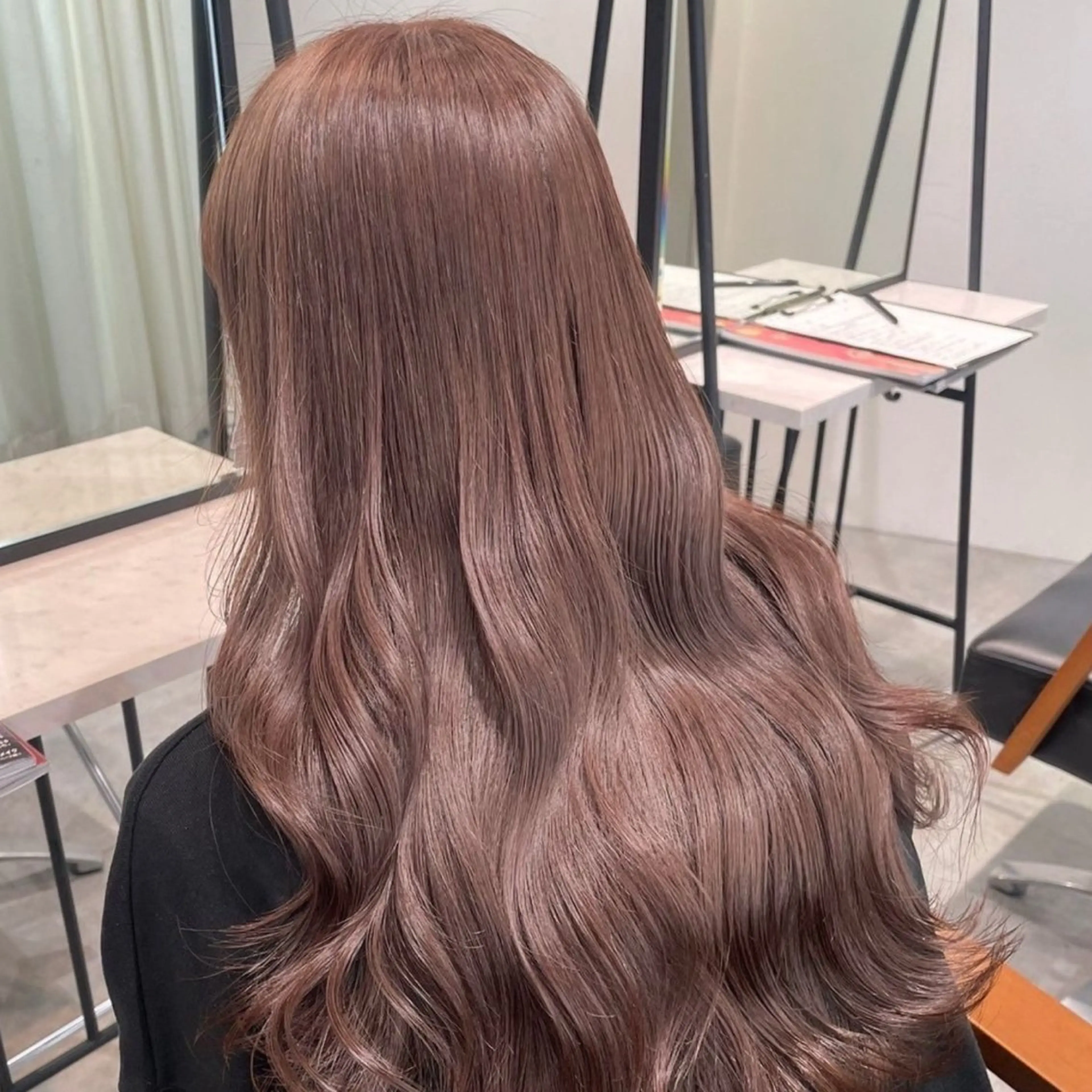 ロング カラー Misa/まつエク/ 暗髪・暖色カラーのマツエク・マツパデザイン