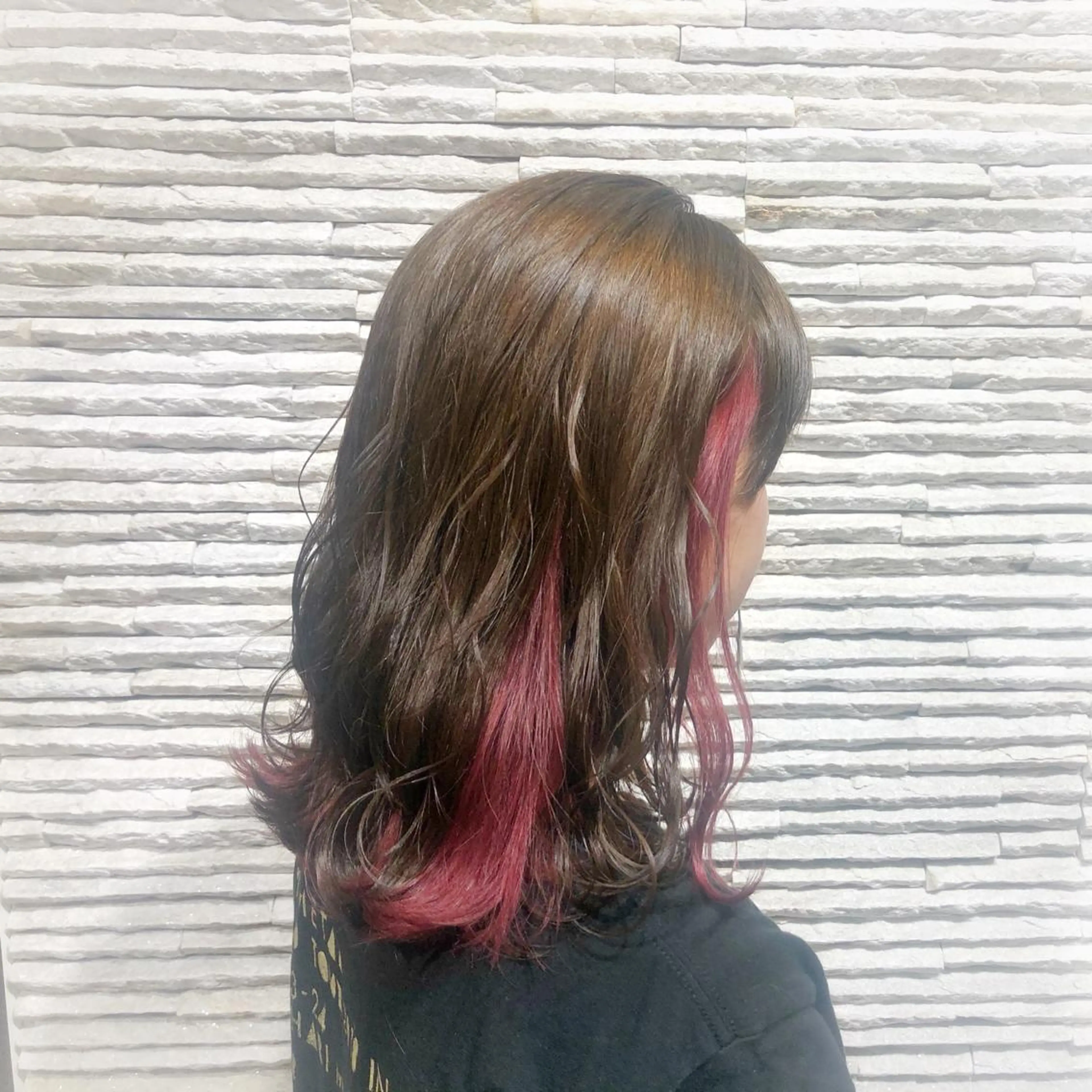 ミディアム カラー ヘアカラー トリートメント 嶋田 ゆきのヘアスタイル