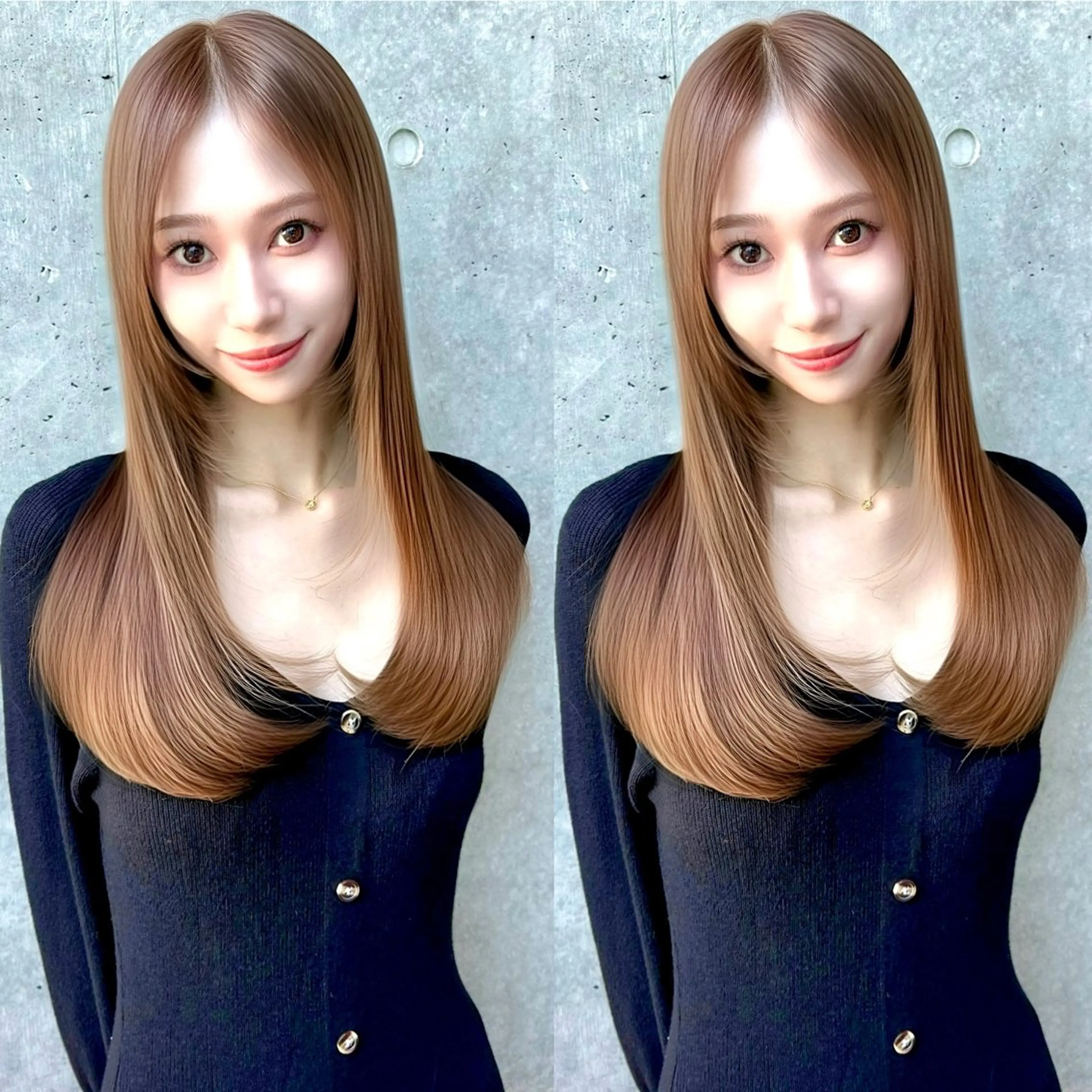 🌈ミニモ限定🌈ミニモ限定クーポン　カット+高発色カラー+髪質改善トリートメントor 13stepトリートメントの写真