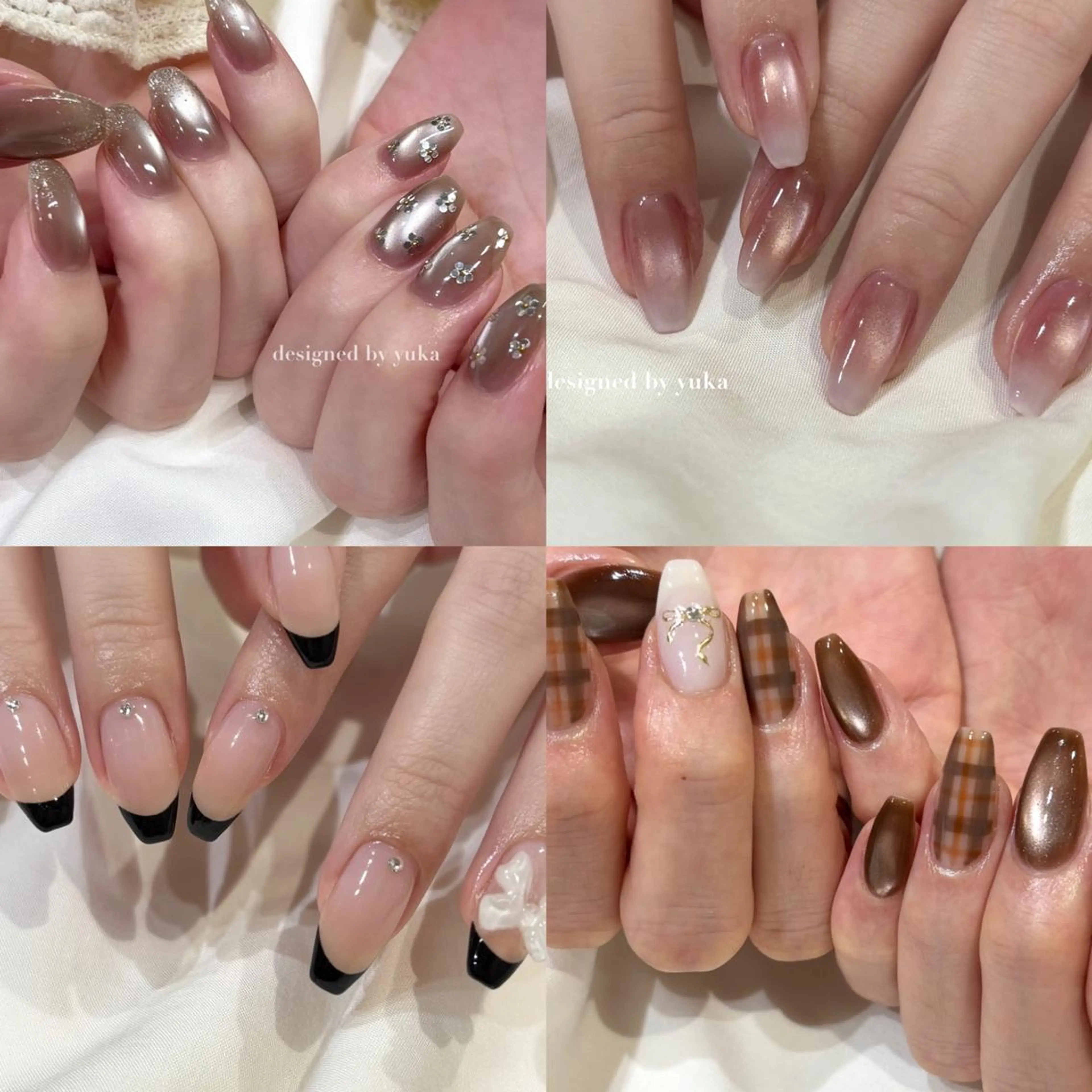 ネイル 新宿代々木/韓国系 ワンホン/aya🫧のネイルデザイン