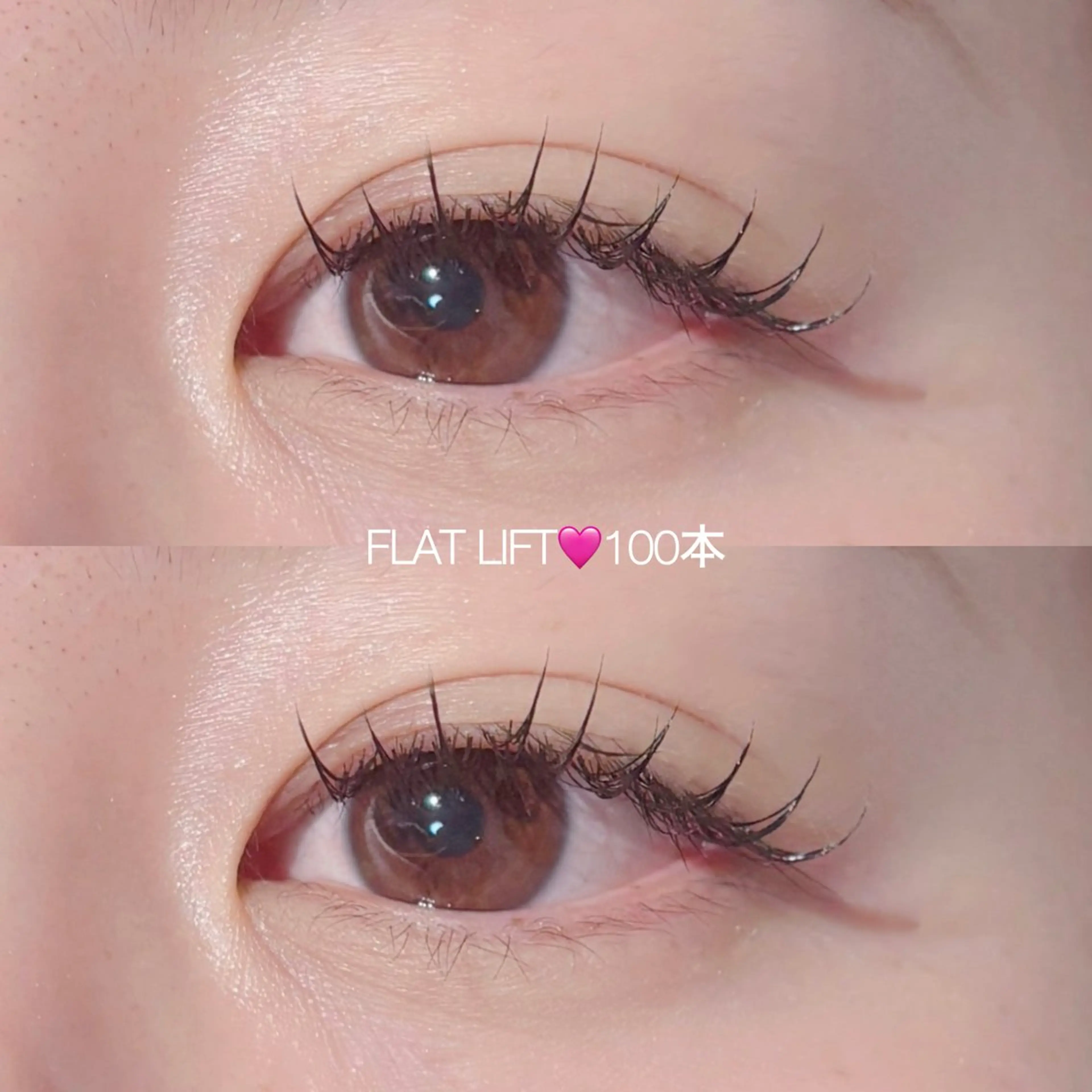 マツエク・マツパ キュート フラットラッシュ CreBiA🎀 ayaのマツエク・マツパデザイン