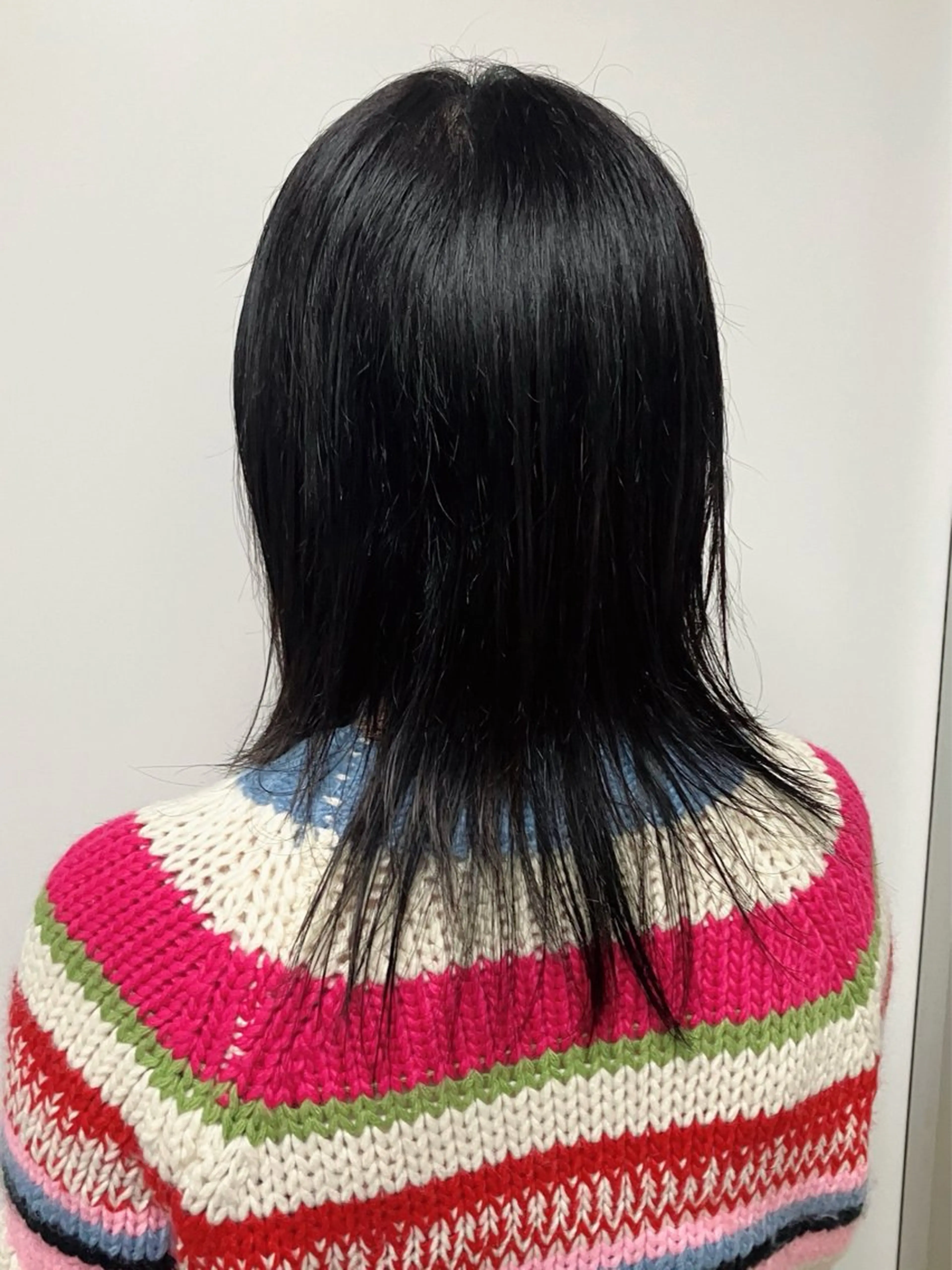 ミディアム ショートボブ ミディアムレイヤー ボブ レイヤーカット 似合わせカット moriofromlondon原宿本店所属・カットモデル🌈 fumikaのヘアスタイル