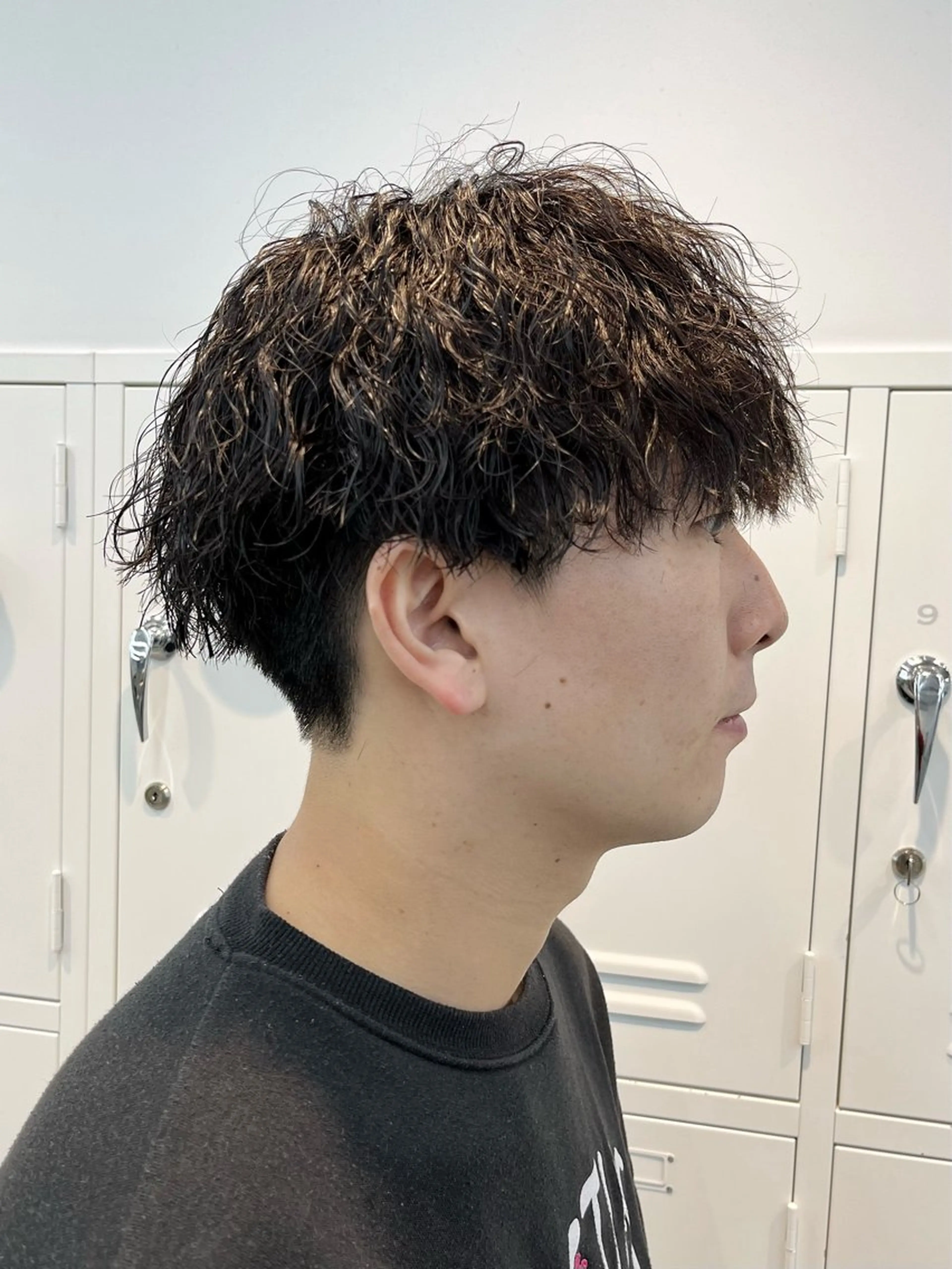 メンズ メンズパーマ カット パーマ 🎀メンズパーマ☆ 艶カラー☆Syuriのヘアスタイル