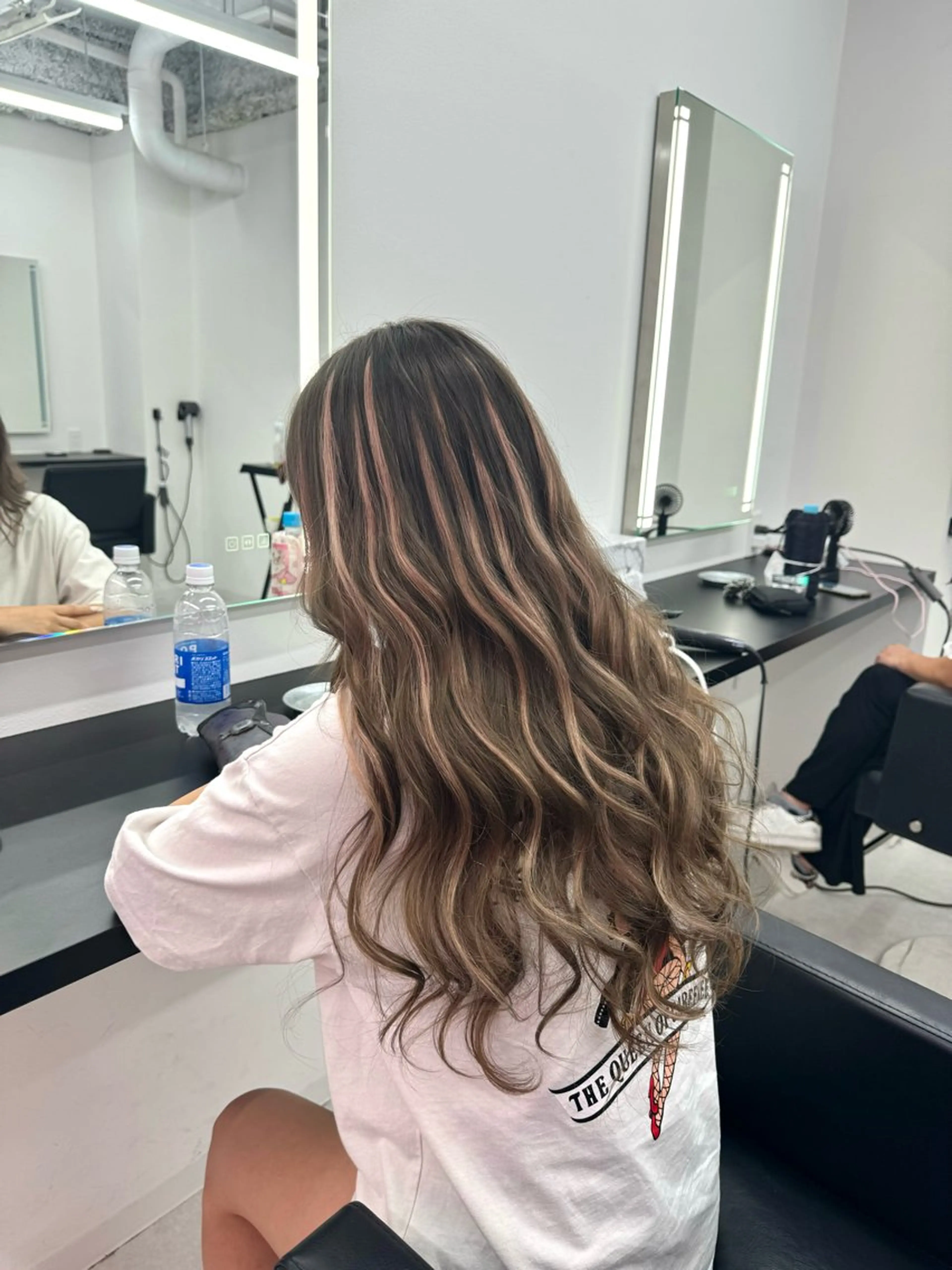 ロング カラー エクステ ブリーチカラー💖 rukaのヘアスタイル