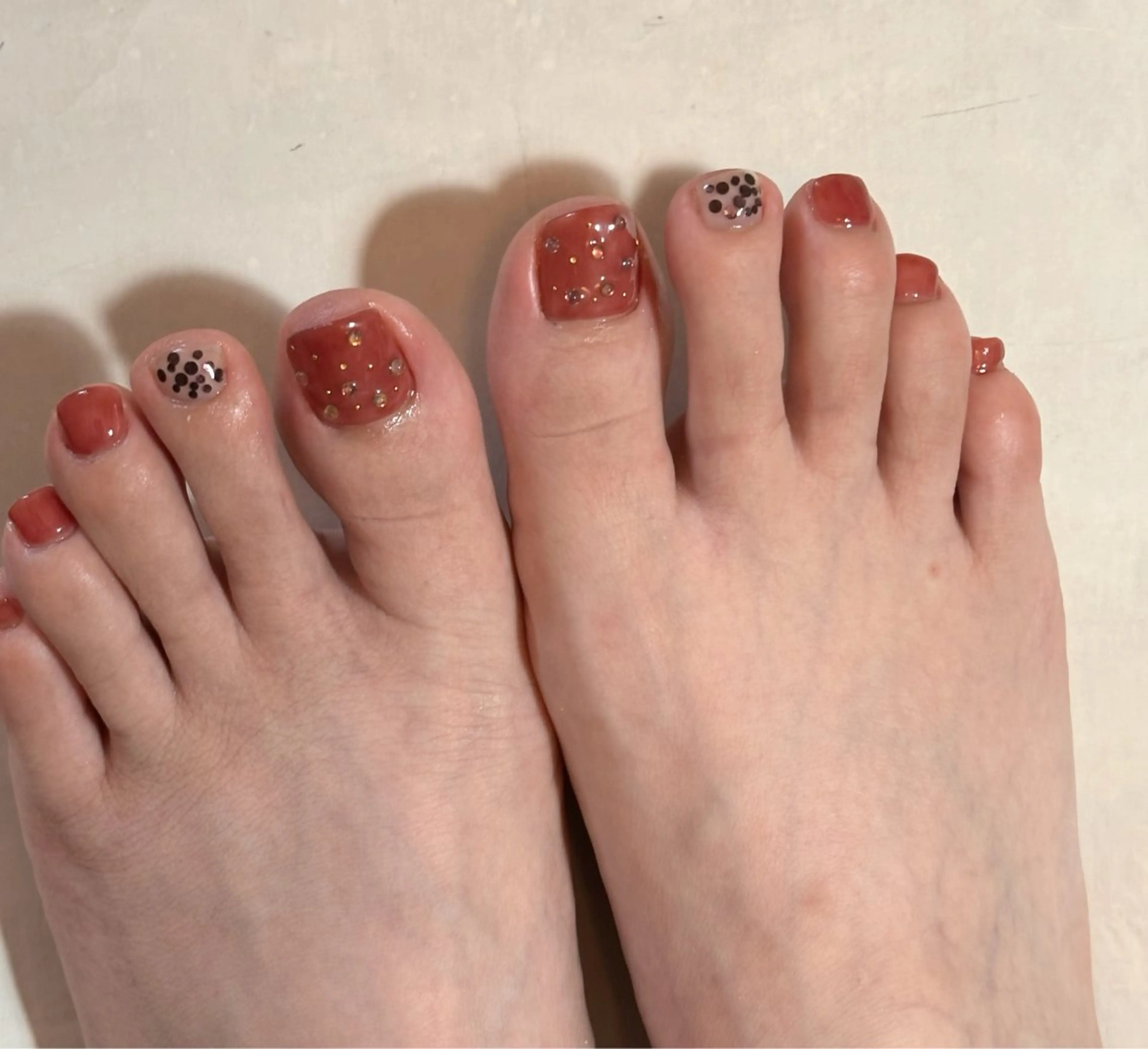 ネイル アートネイル ワンカラーネイル フットネイル fil nailのネイルデザイン