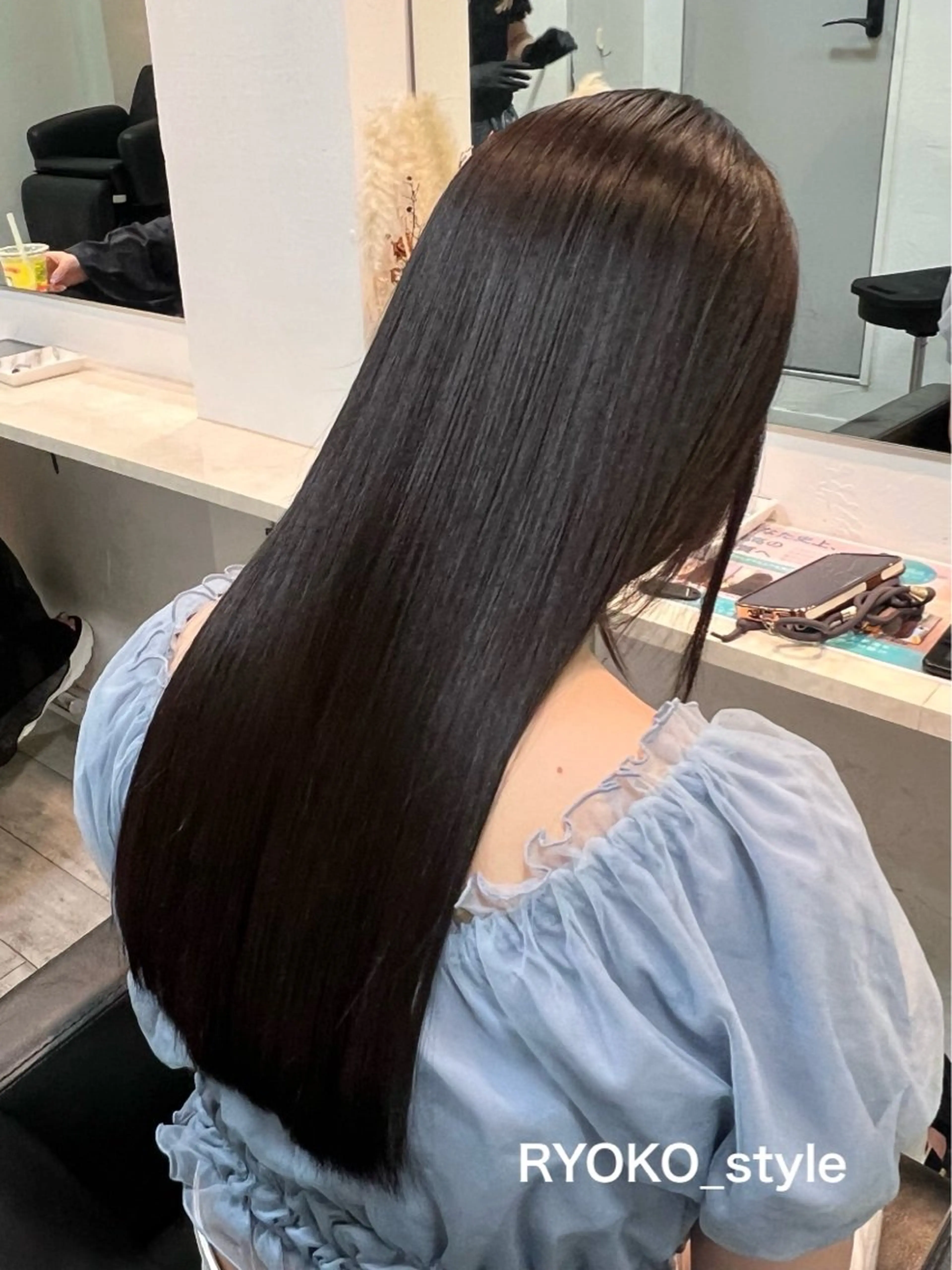ロング カラー パーマ ヘアアレンジ メンズ カット ヘアカラー 縮毛矯正 ワット 原宿のヘアスタイル